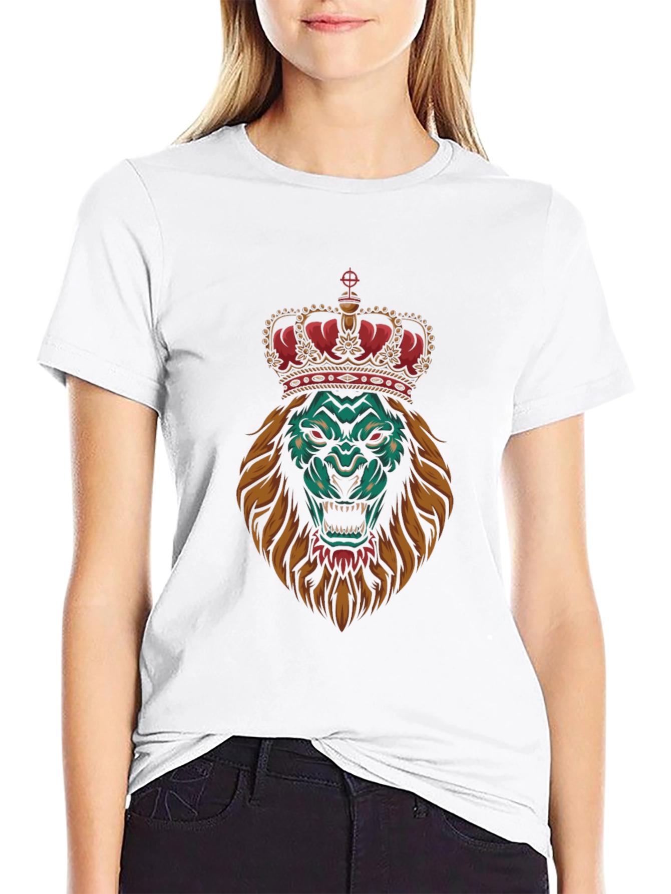 Lion King Graphic Tee - Premium Black T-Shirt