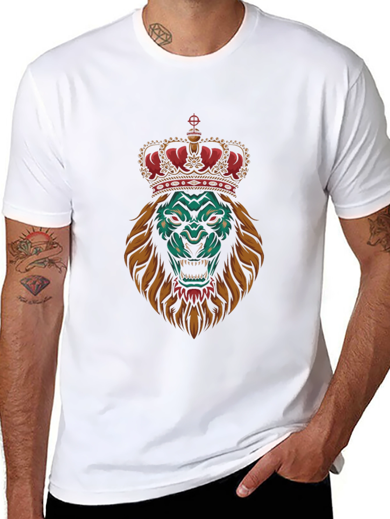 Lion King Graphic Tee - Premium Black T-Shirt