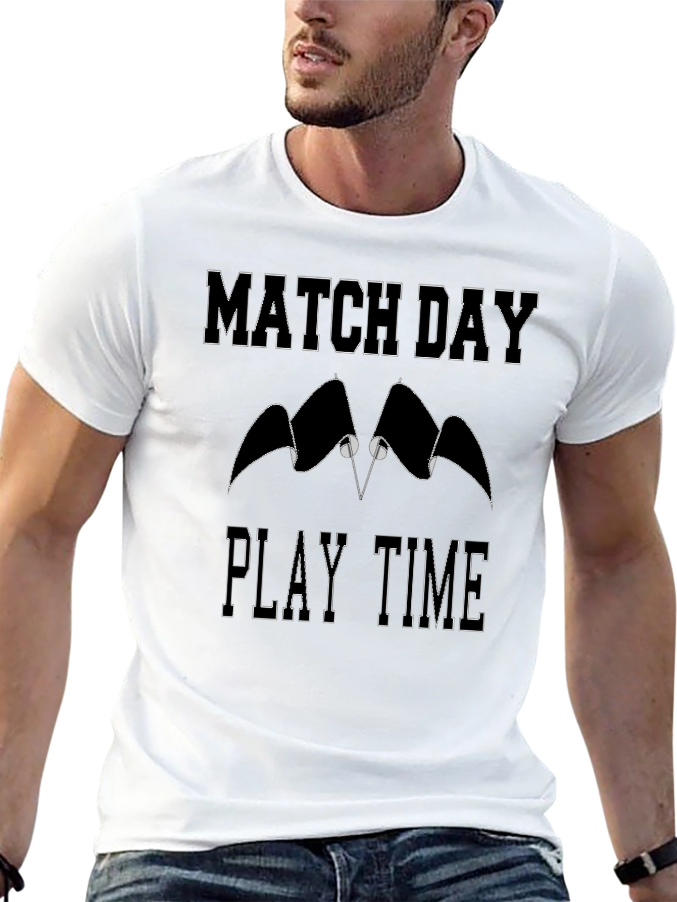 Match Day Play Time Graphic T-Shirt