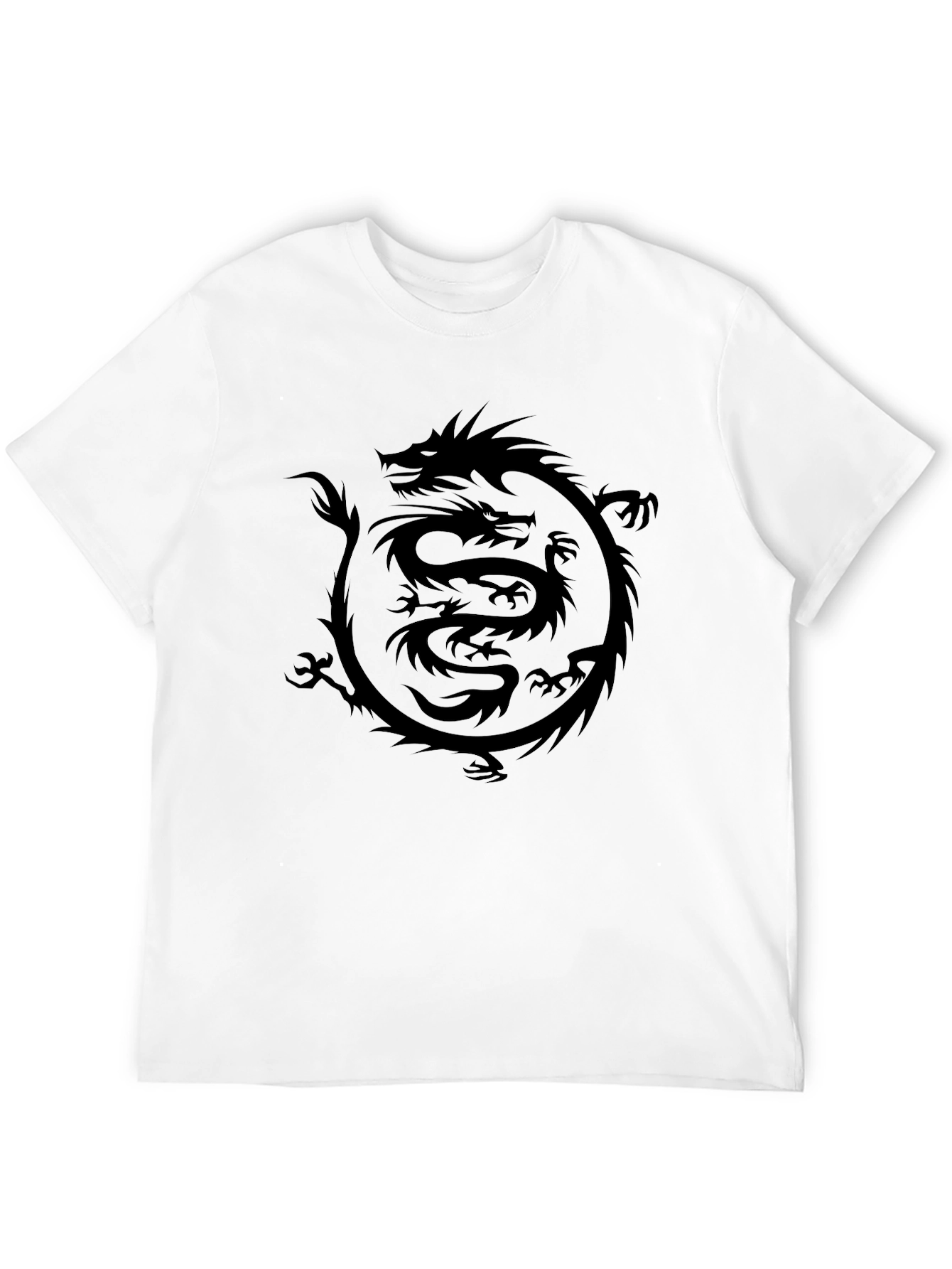 Dragon Graphic T-Shirt - Mens Black Tee