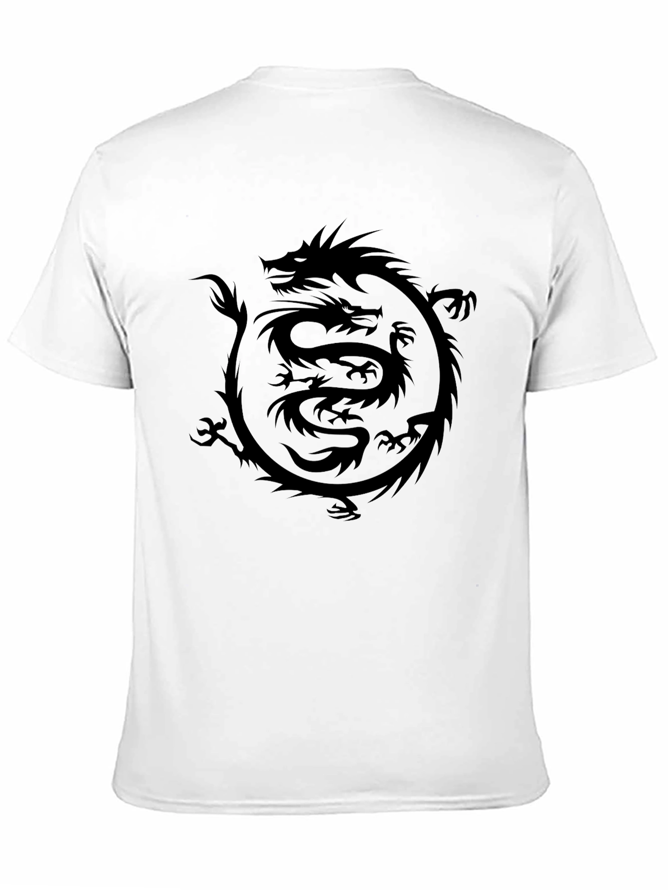 Dragon Graphic T-Shirt - Mens Black Tee