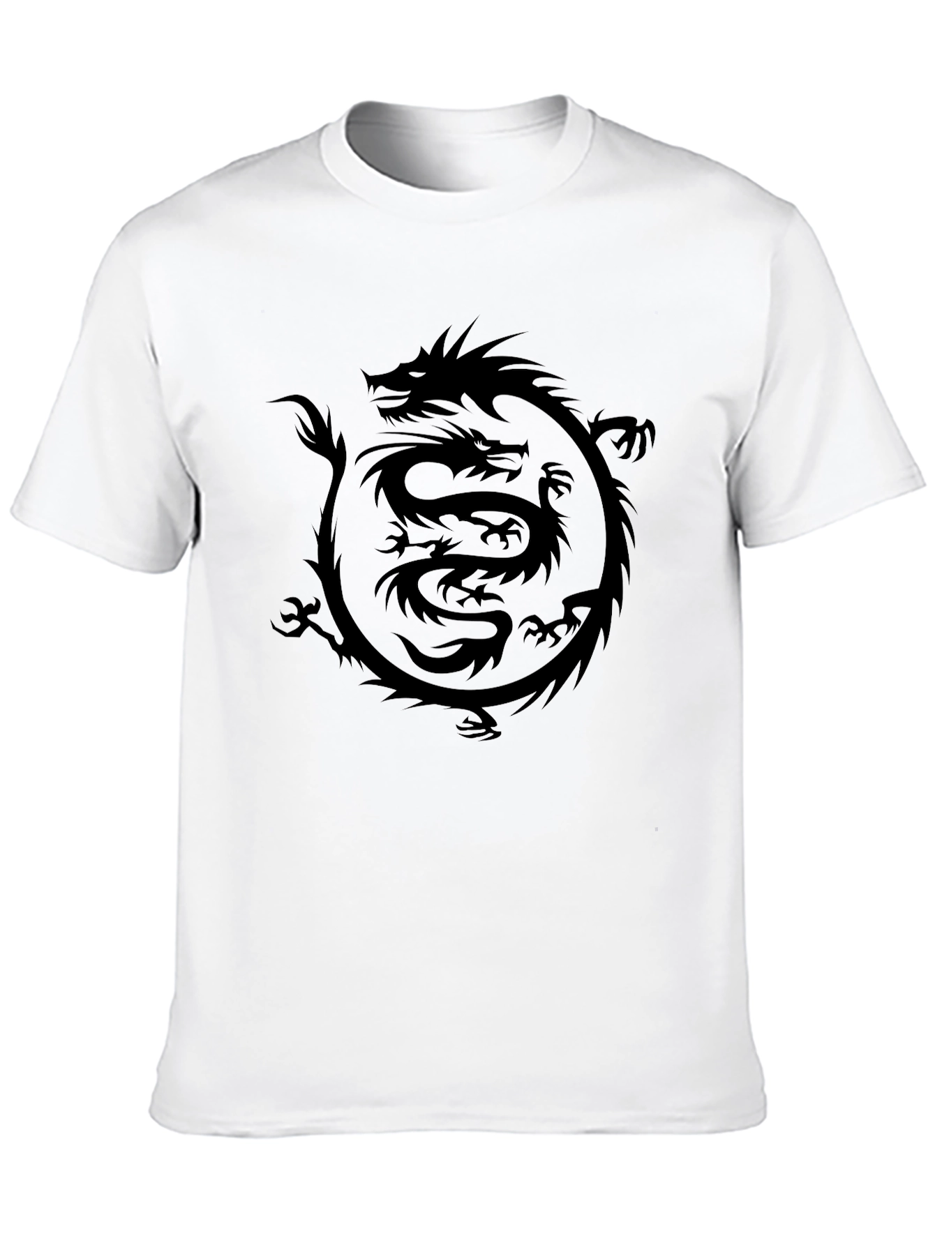 Dragon Graphic T-Shirt - Mens Black Tee