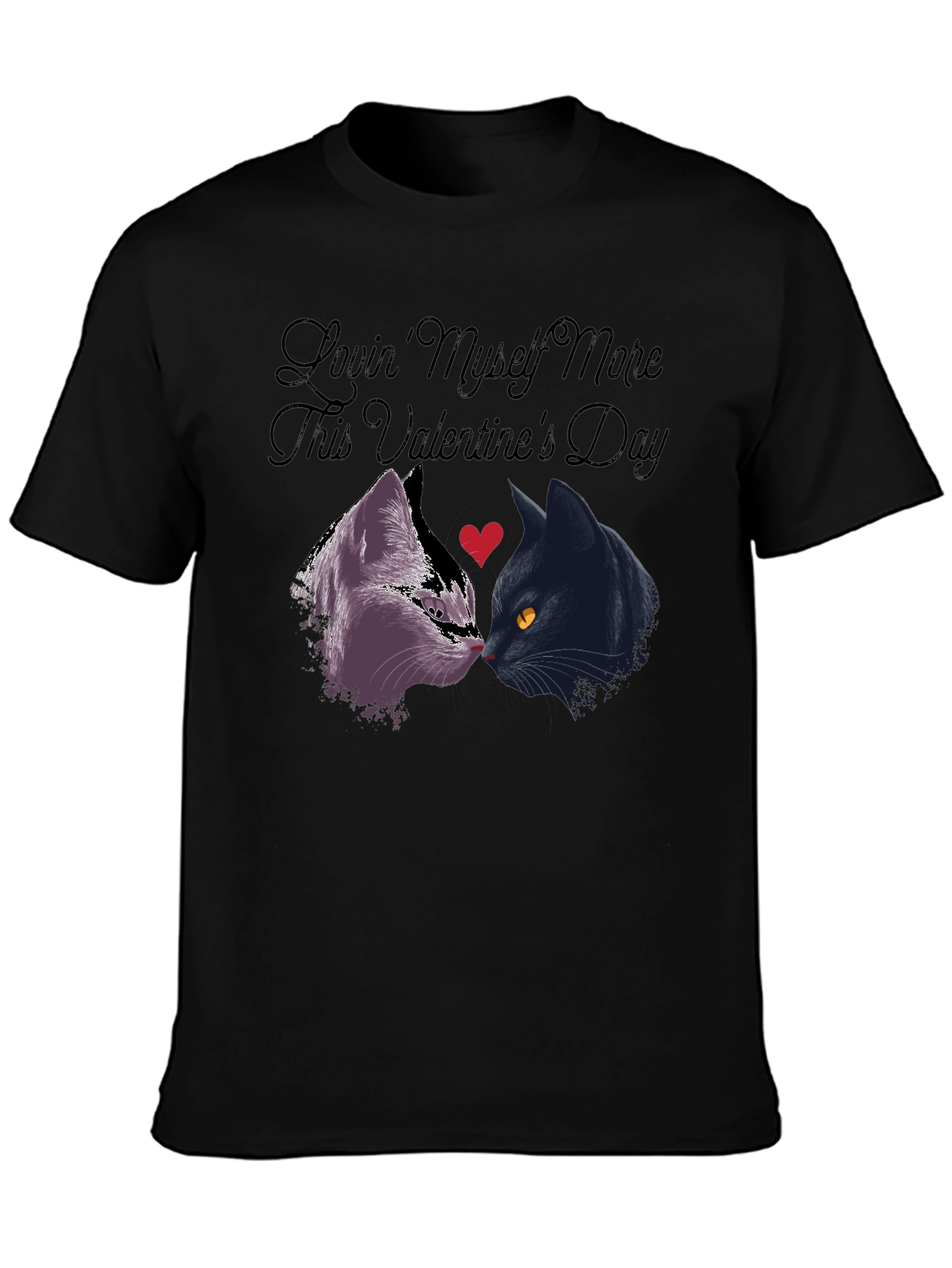 Lovin Myself More Valentines Day Cat Shirt