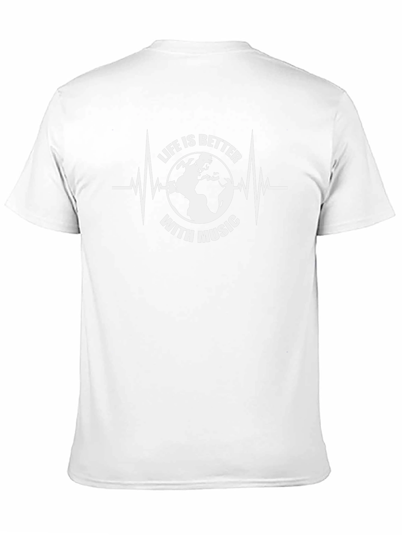 Life is Better With Music Black T-Shirt