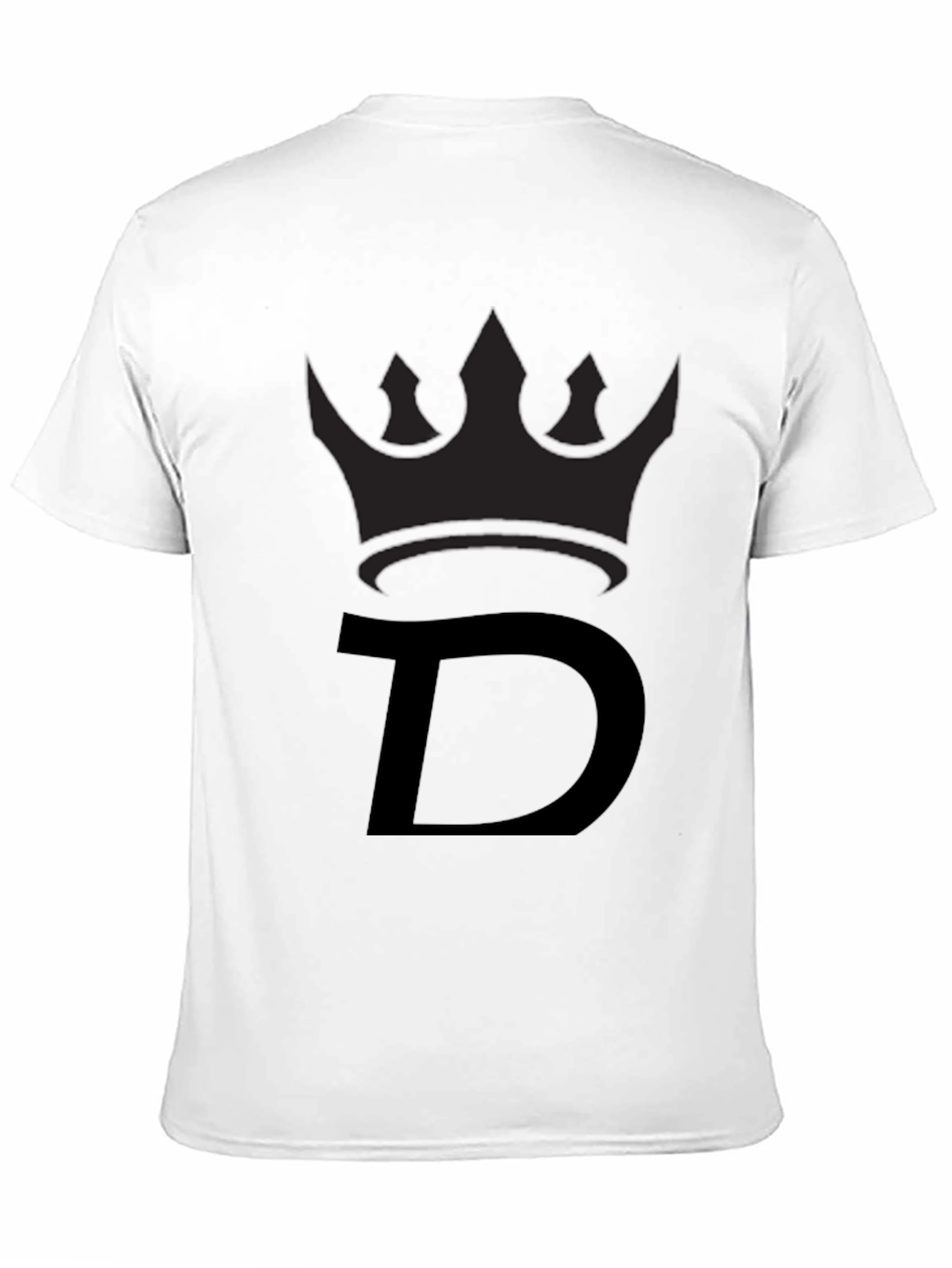King D Black T-Shirt - Premium Cotton Blend