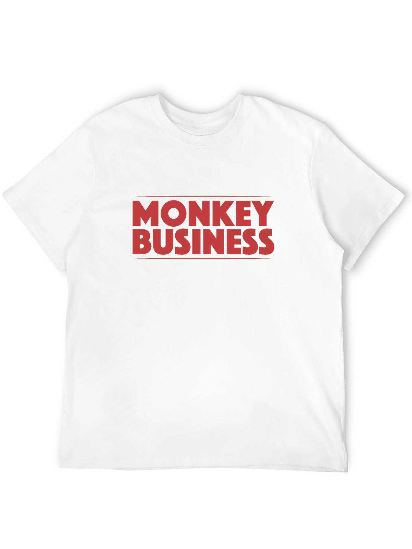 Monkey Business Graphic T-Shirt - Crew Neck Tee