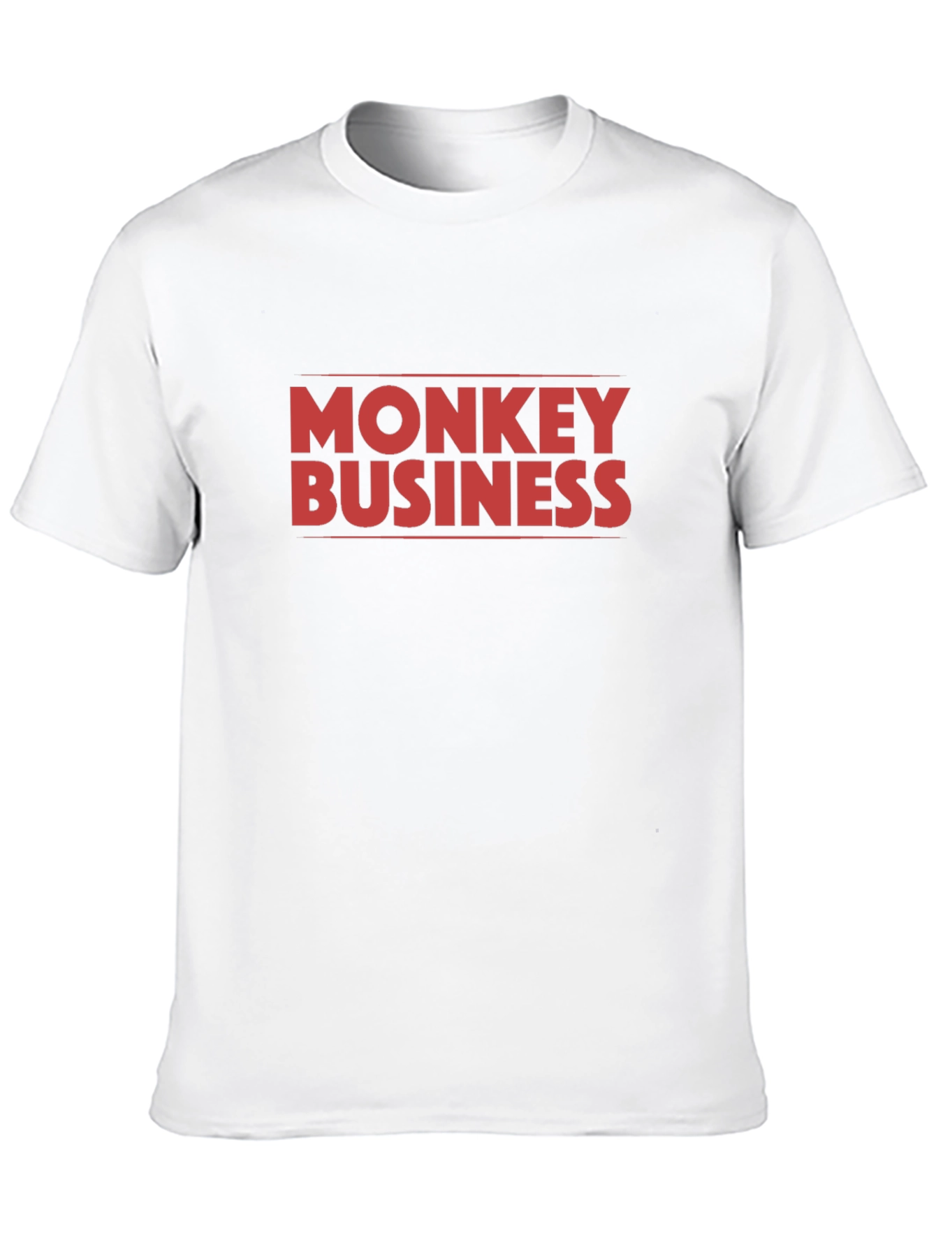 Monkey Business Graphic T-Shirt - Crew Neck Tee
