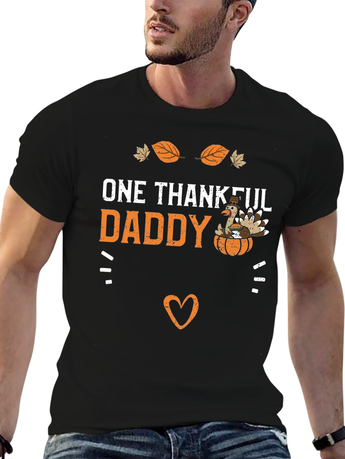 One Thankful Daddy Thanksgiving T-Shirt