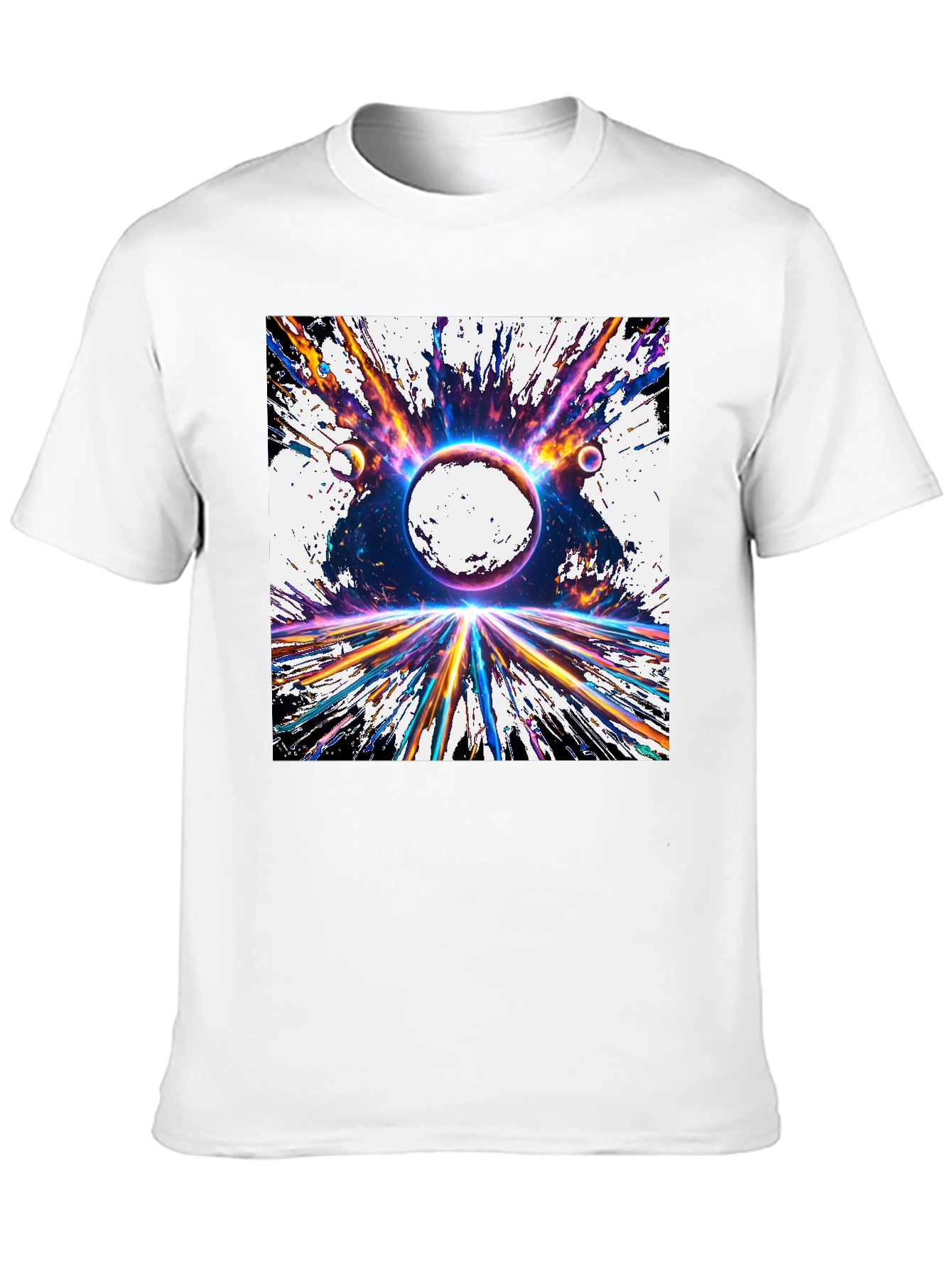 Space Explosion Graphic Tee