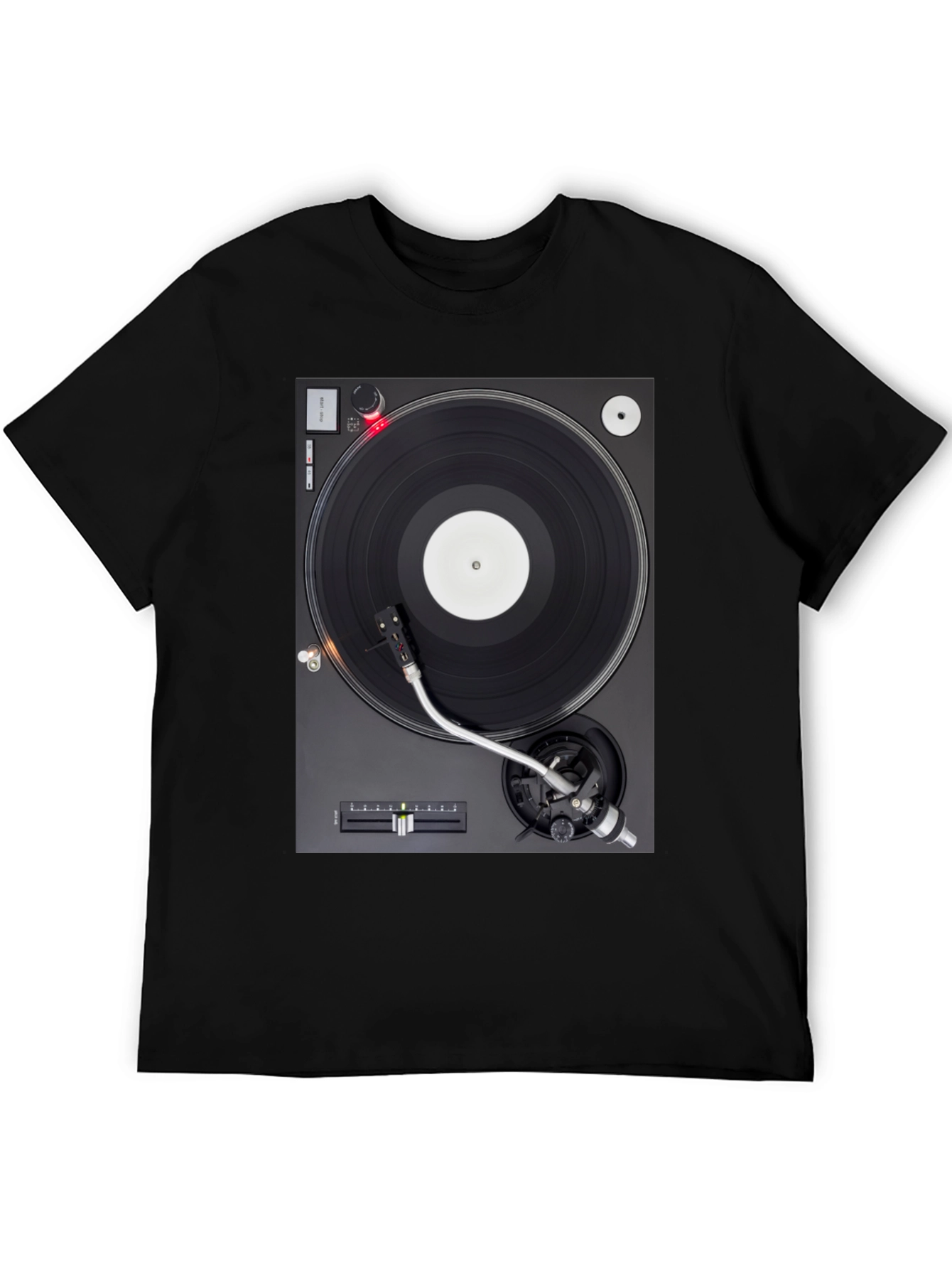 Turntable Graphic T-Shirt - DJ Music Lover Tee