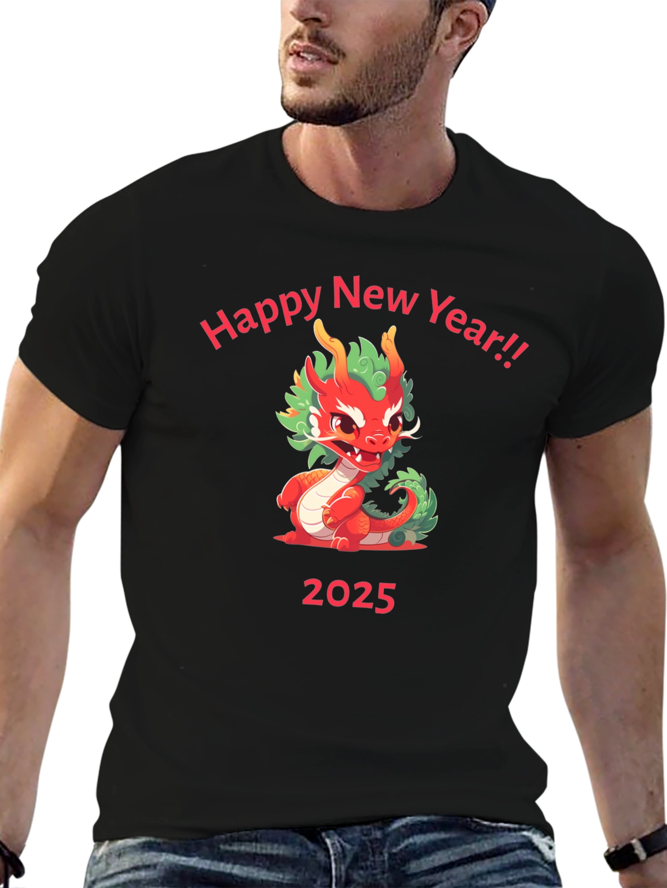 Happy New Year 2025 Dragon T-Shirt