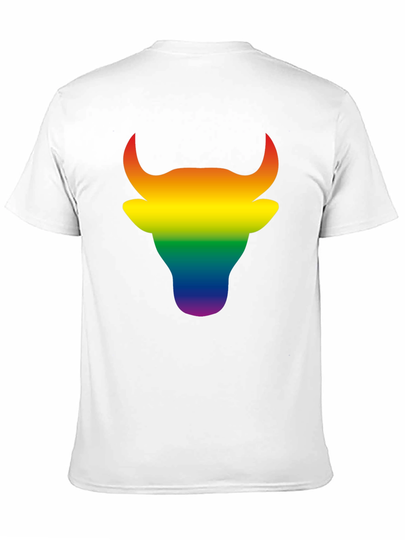 Rainbow Bull Graphic Tee - Bold Pride Style