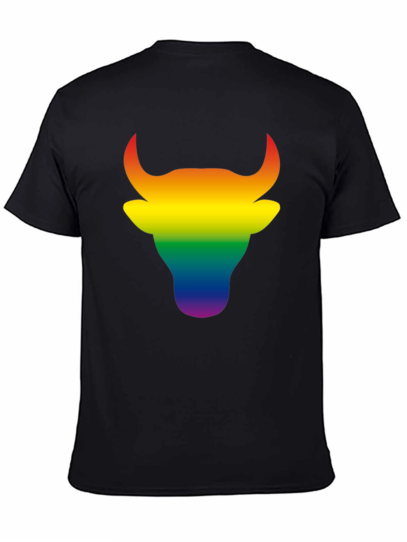 Rainbow Bull Graphic Tee - Bold Pride Style