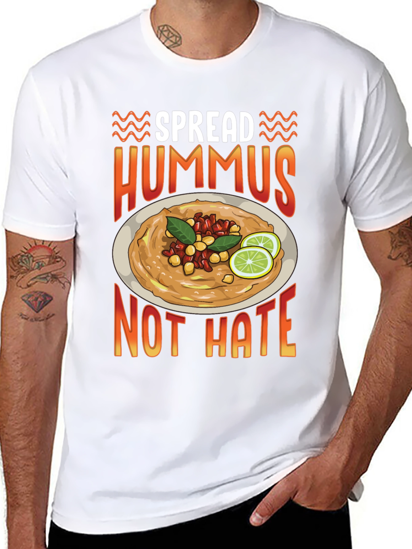 Spread Hummus Not Hate T-Shirt