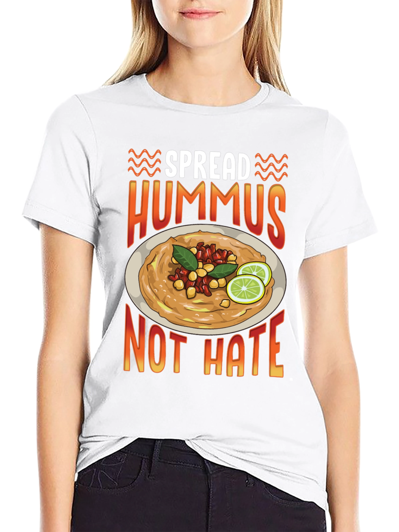 Spread Hummus Not Hate T-Shirt