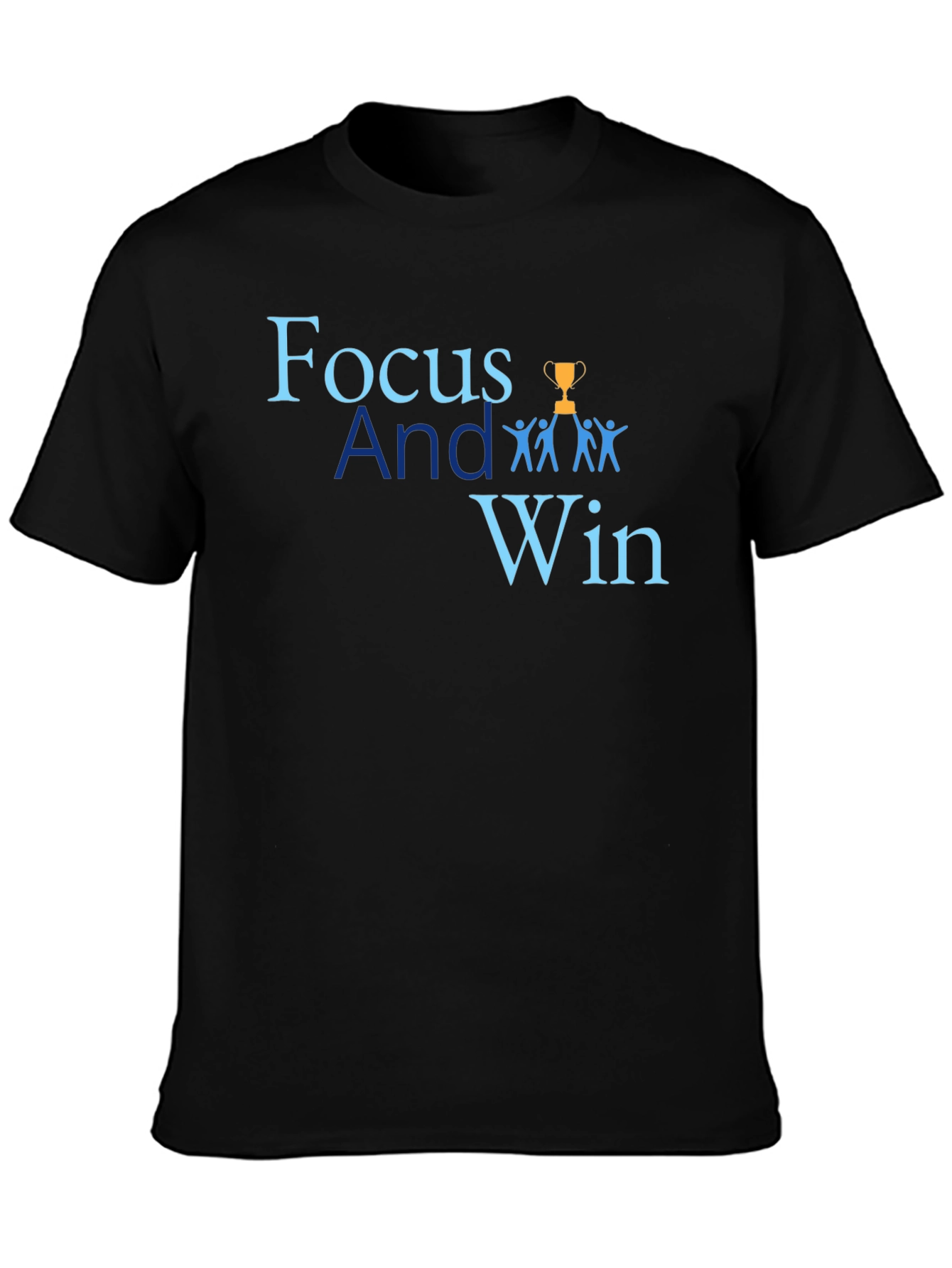 Focus and Win Crew Neck T-Shirt
