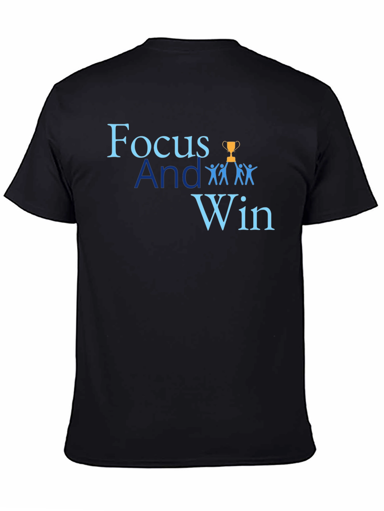 Focus and Win Crew Neck T-Shirt