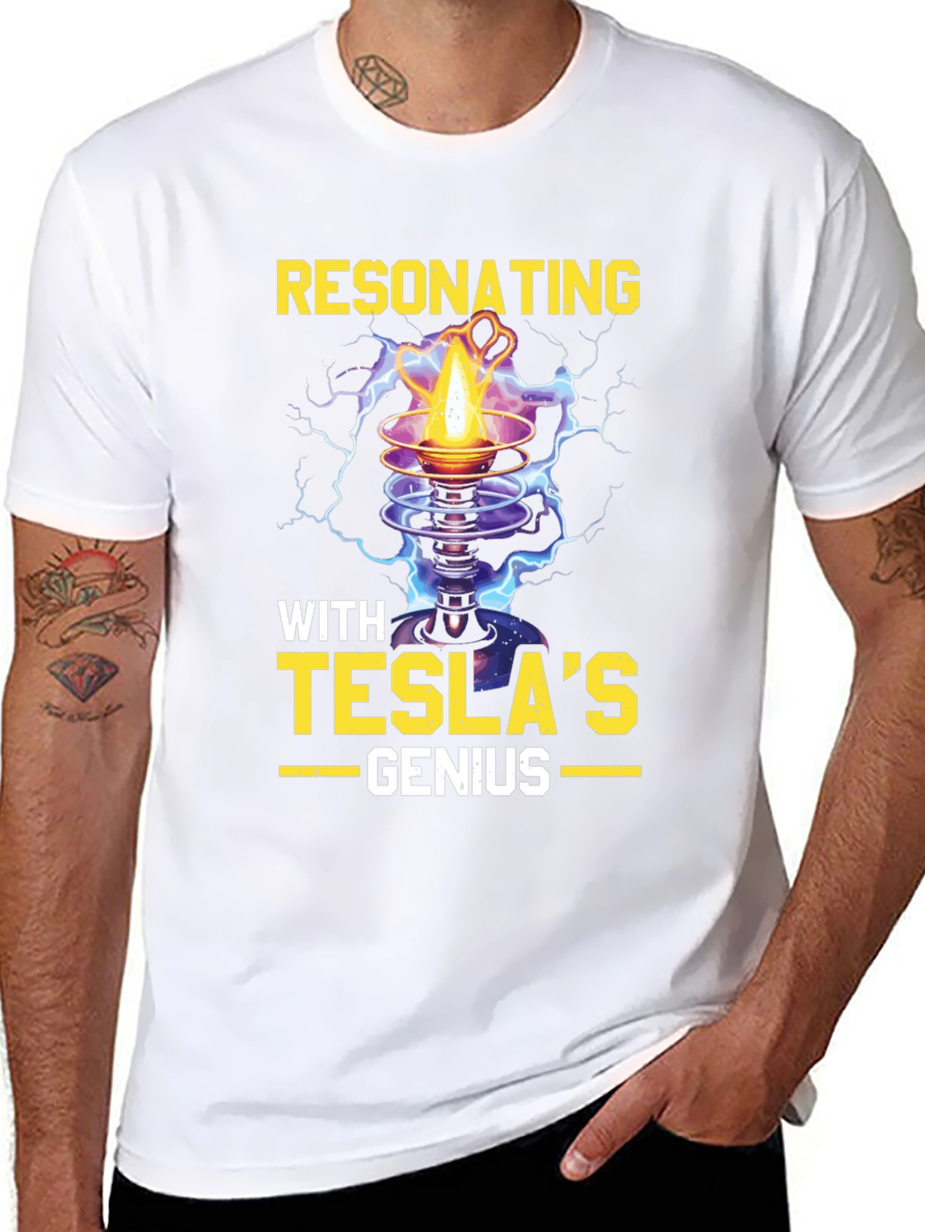 Resonating with Teslas Genius T-Shirt