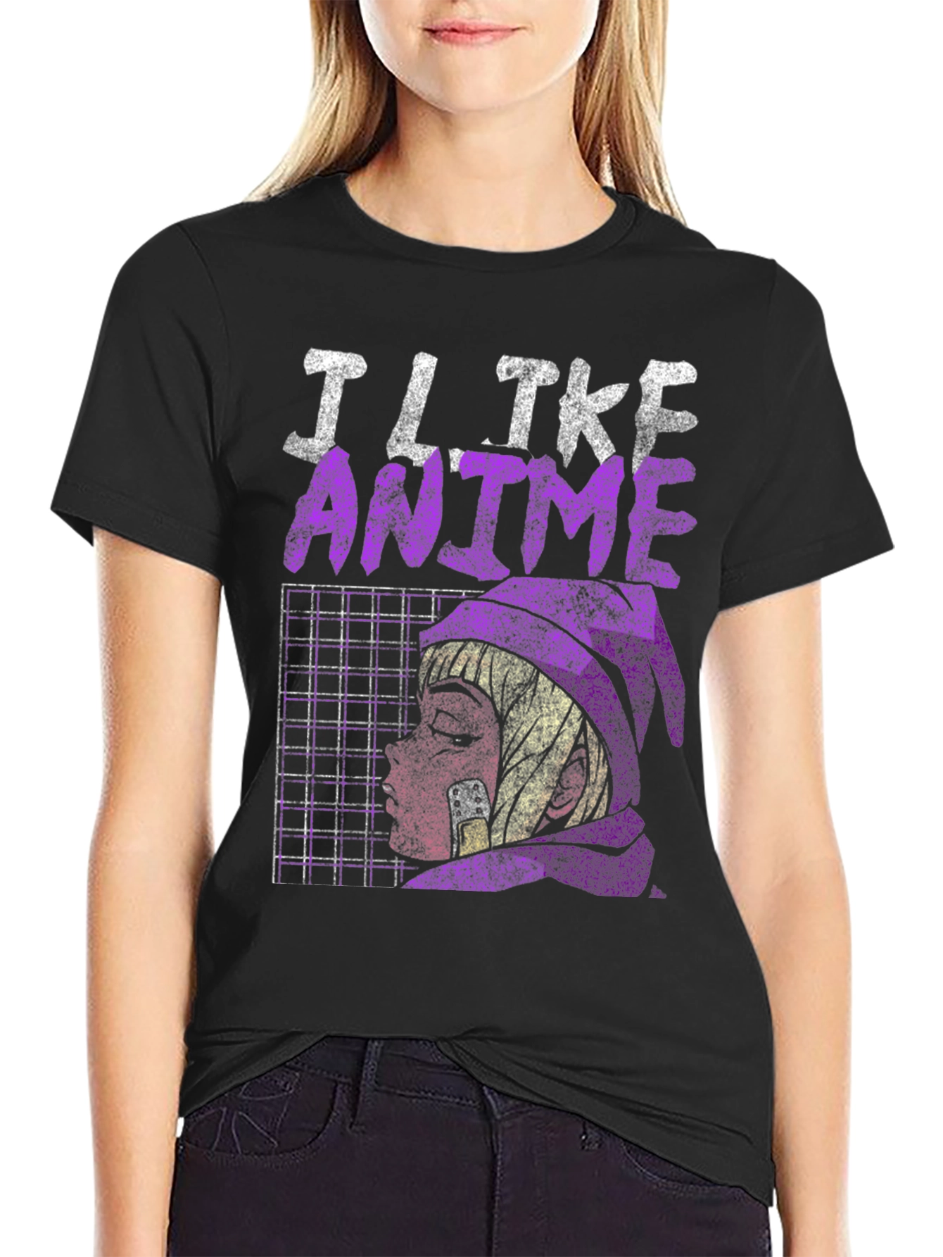 I Like Anime Graphic T-Shirt