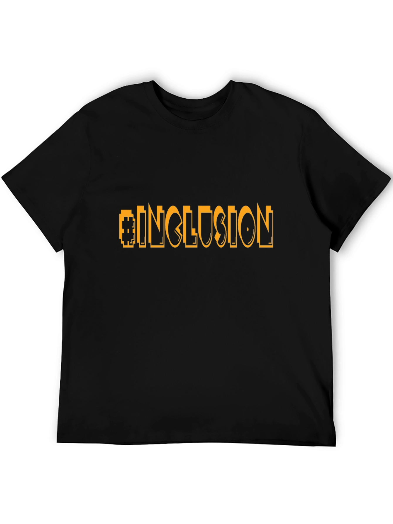 Inclusion Graphic Tee - Black Cotton T-Shirt