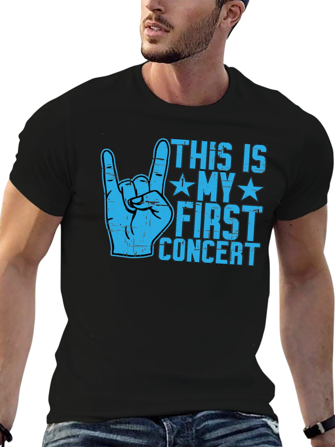 First Concert T-Shirt - Rock On Design