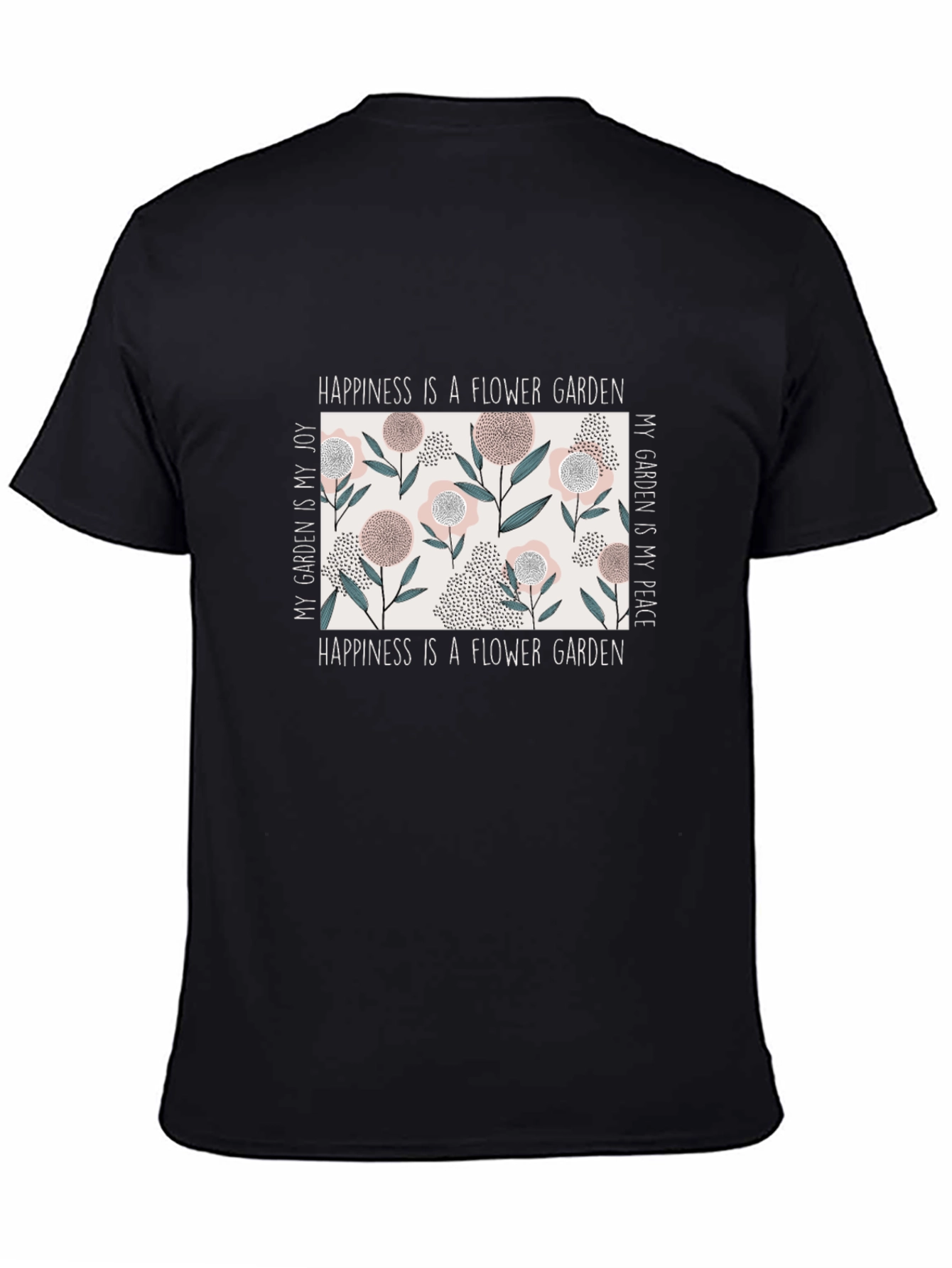 Happiness Flower Garden Graphic Tee