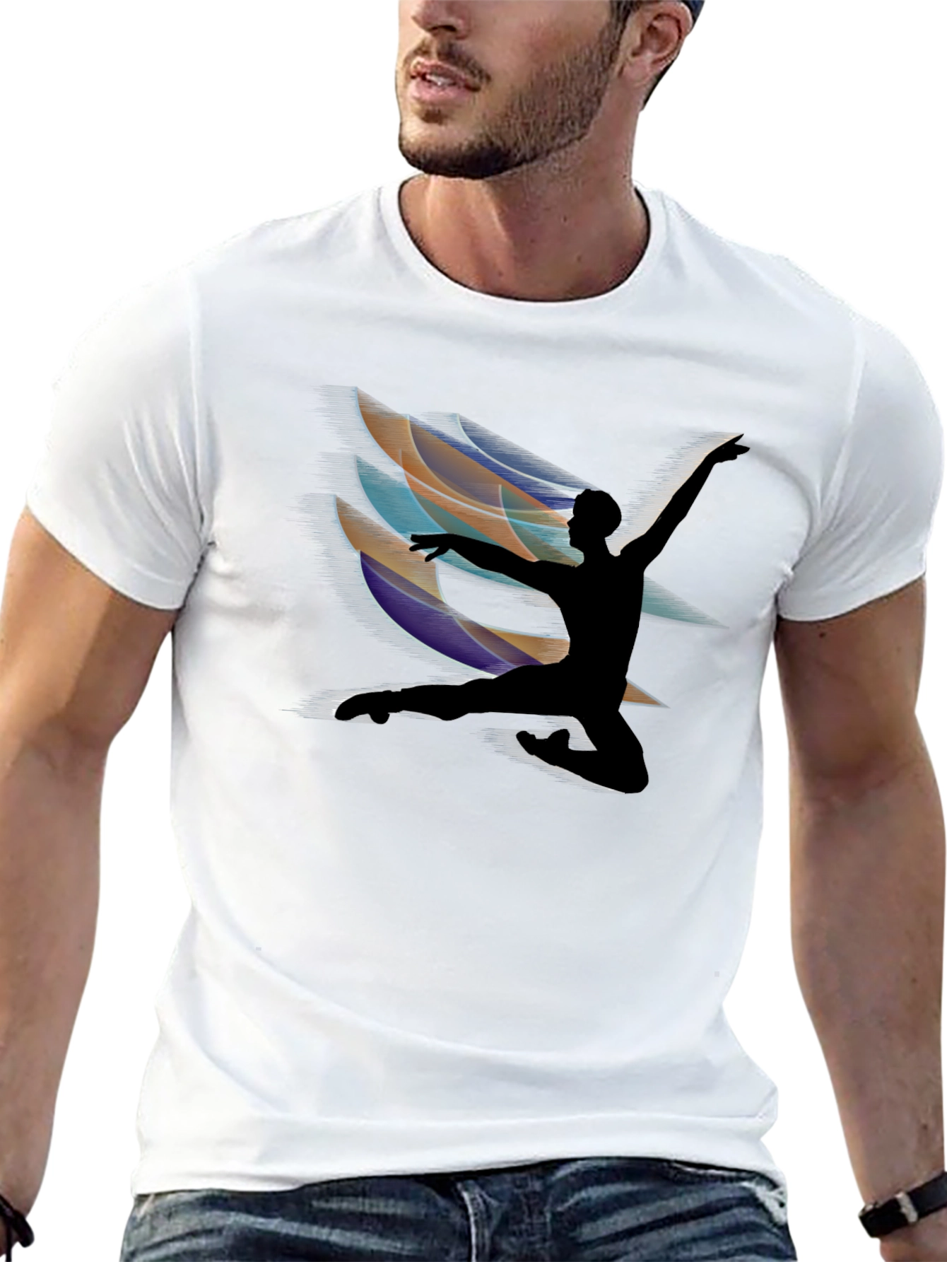 Dancing Silhouette Graphic T-Shirt