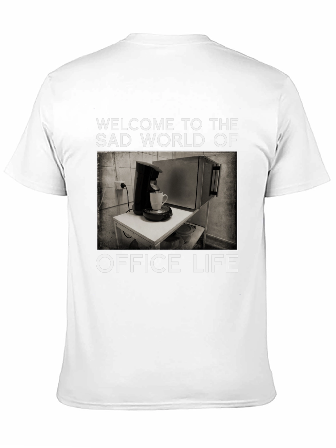 Office Life T-Shirt - Sad World Graphic Tee