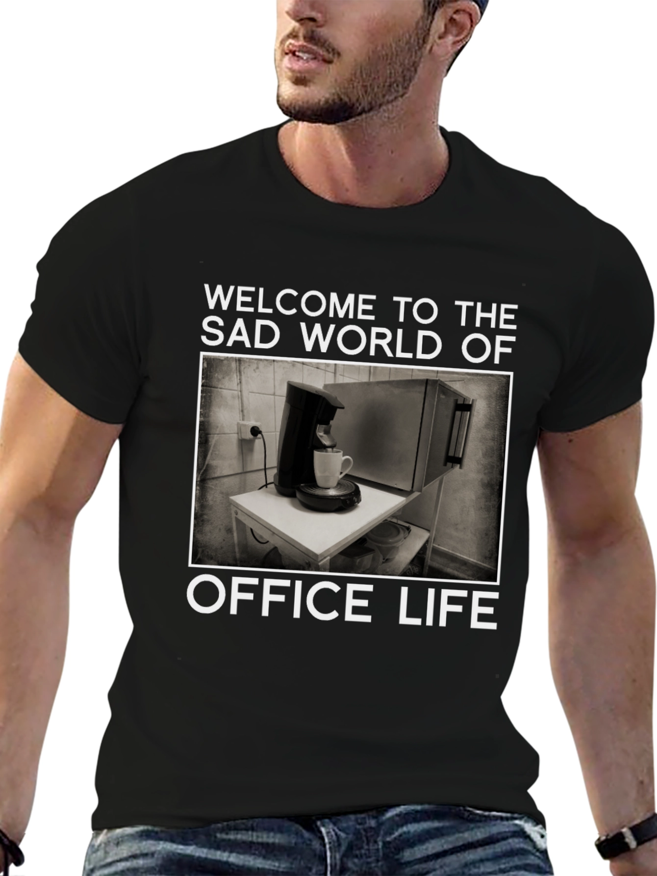Office Life T-Shirt - Sad World Graphic Tee