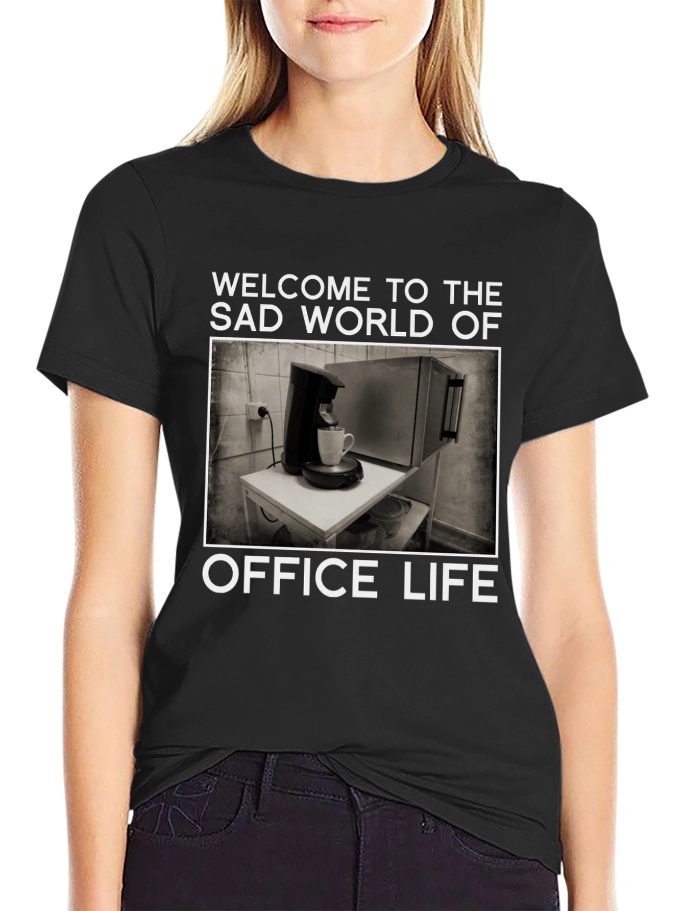 Office Life T-Shirt - Sad World Graphic Tee