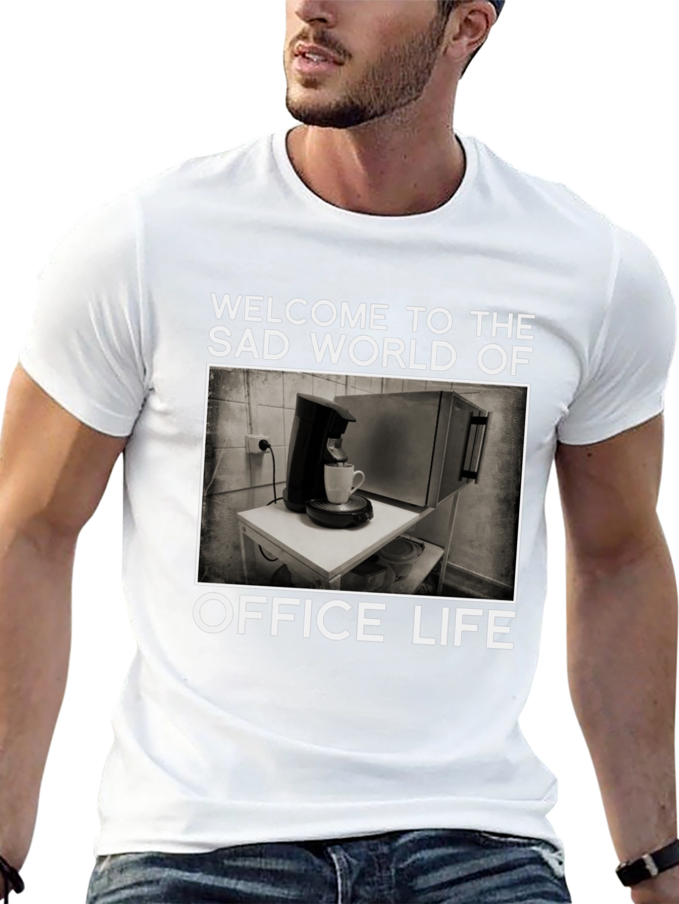 Office Life T-Shirt - Sad World Graphic Tee