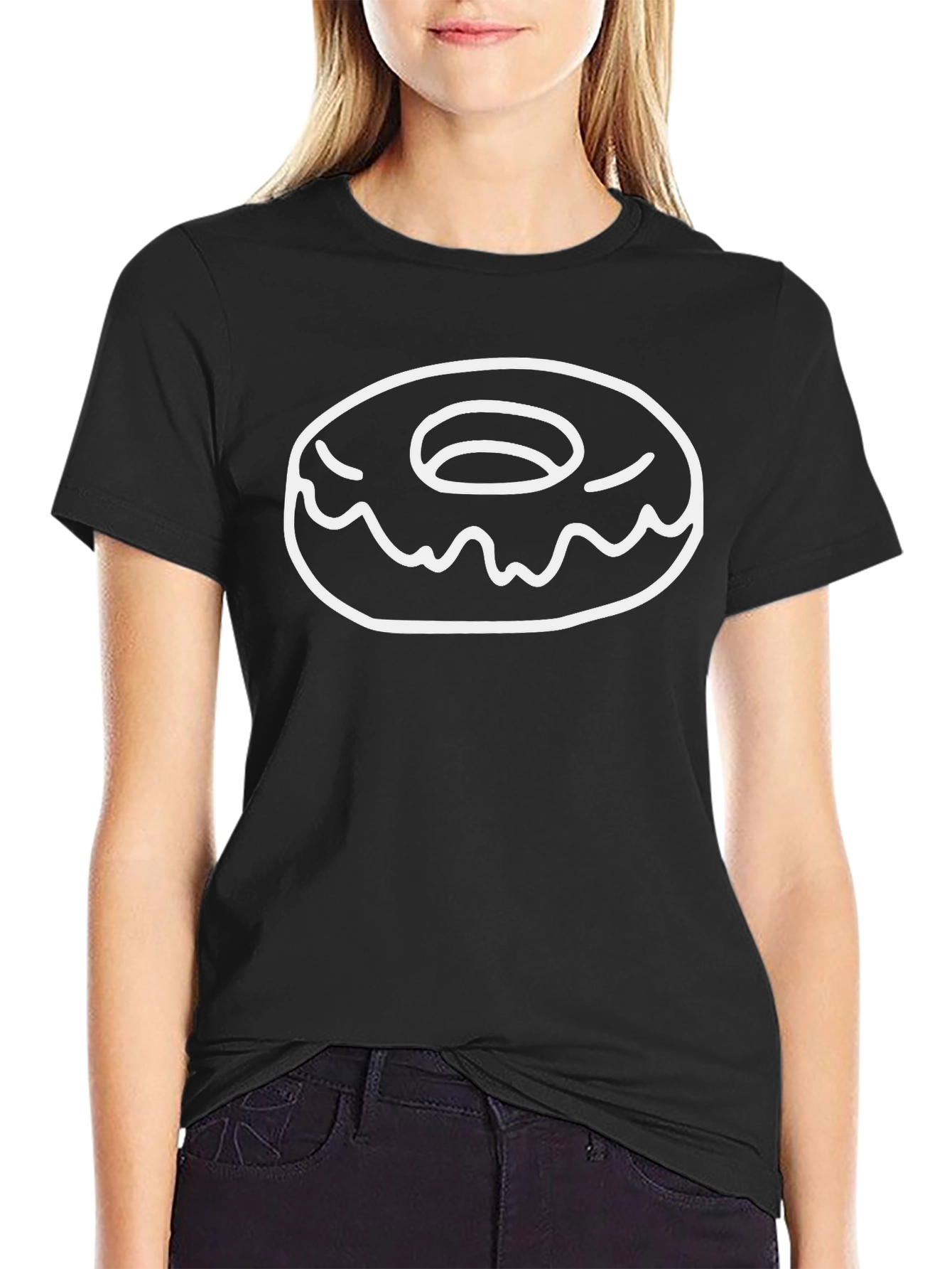 Donut Graphic T-Shirt - Fun Casual Wear