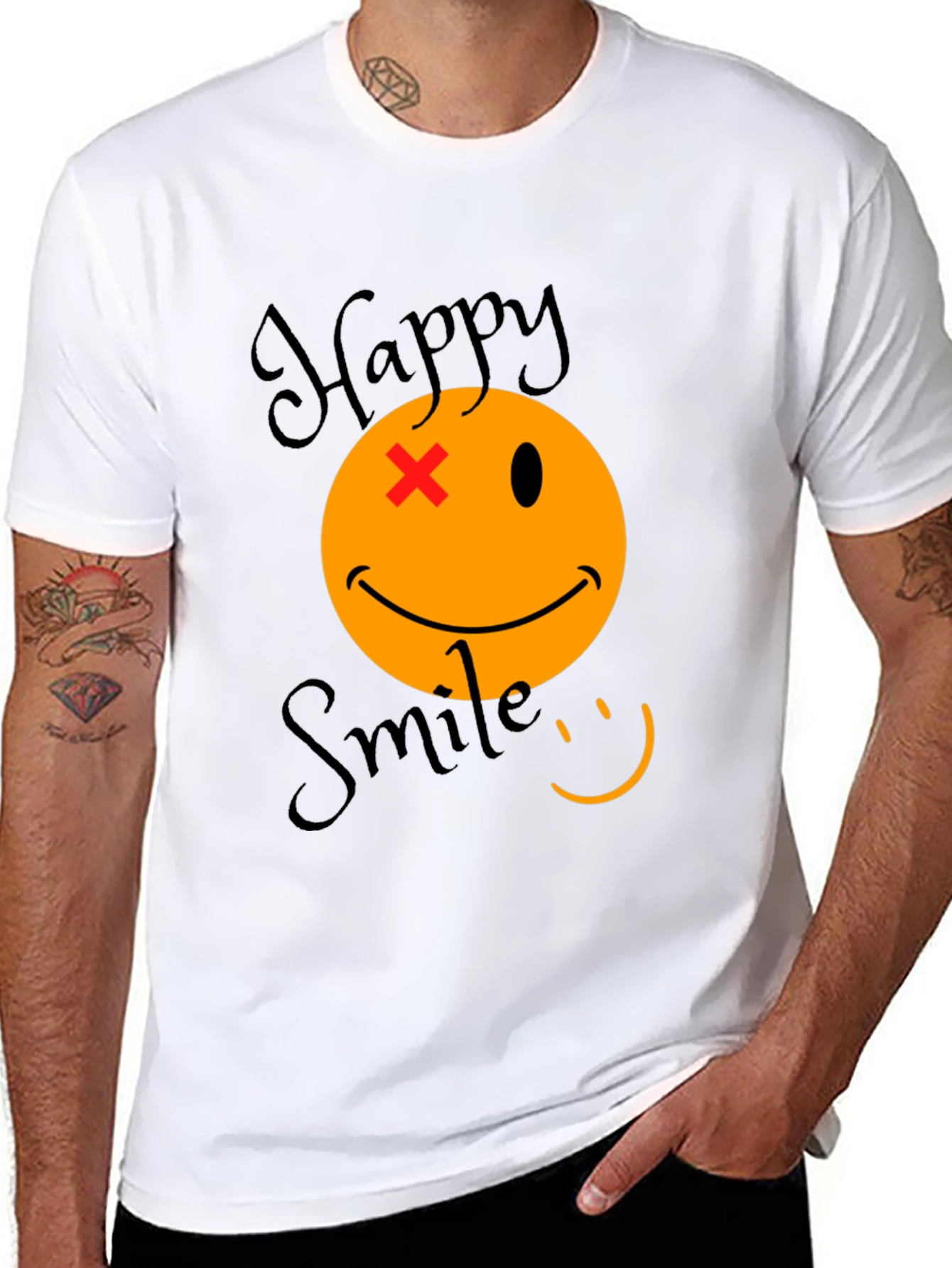 Happy Smile Graphic Tee - Unisex