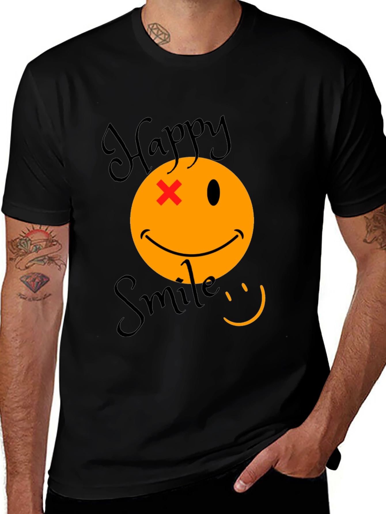 Happy Smile Graphic Tee - Unisex