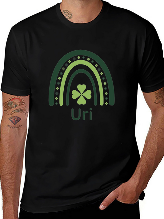 St. Patricks Day Rainbow Clover Personalized T-Shirt