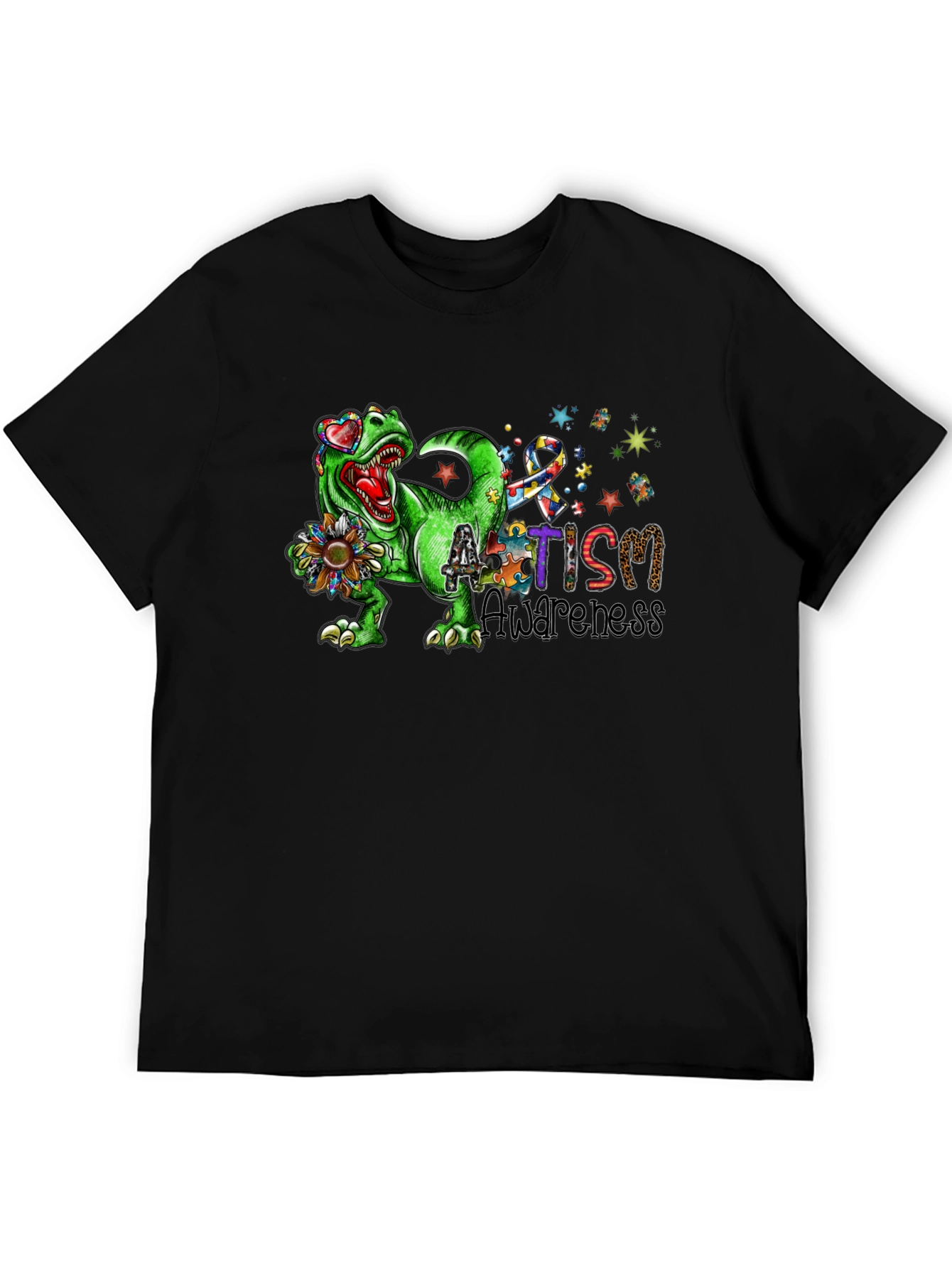 Autism Awareness Dinosaur T-Shirt
