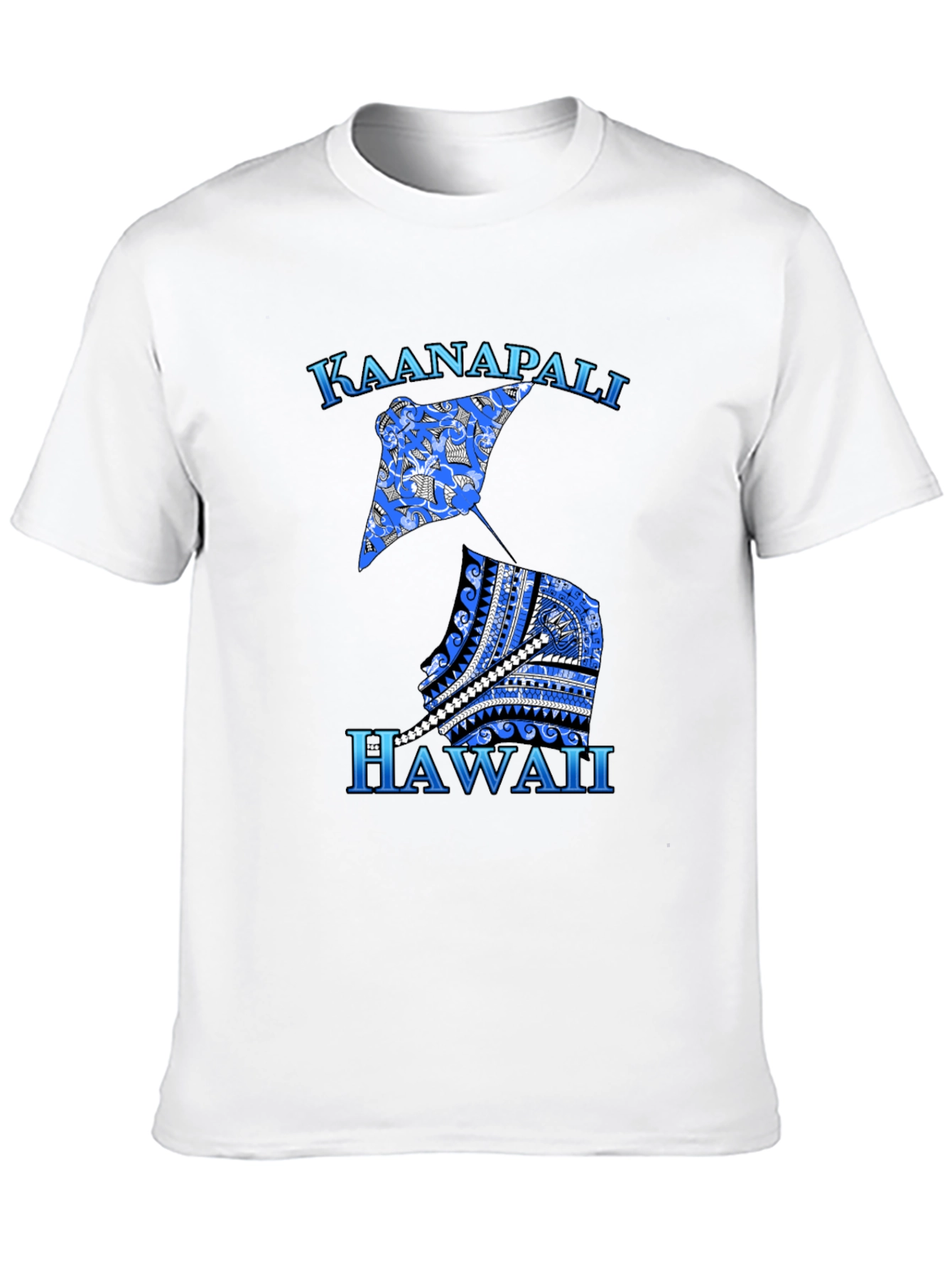Kaanapali Hawaii Stingray Graphic T-Shirt