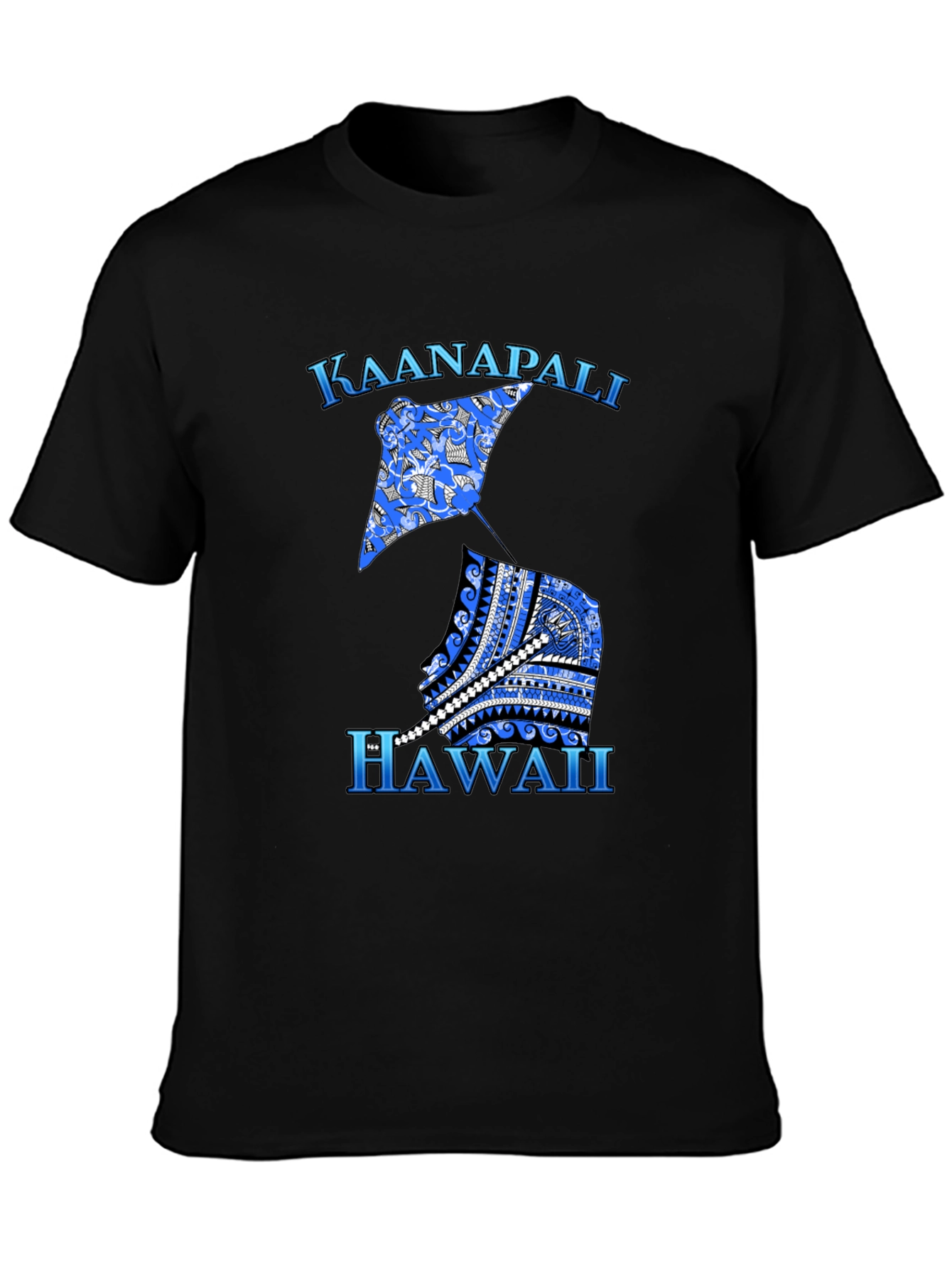 Kaanapali Hawaii Stingray Graphic T-Shirt