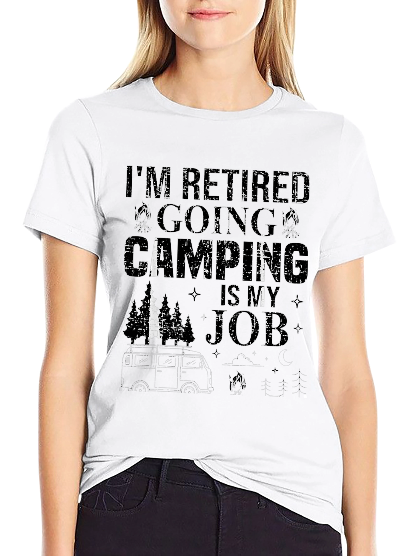 Retired Camping T-Shirt