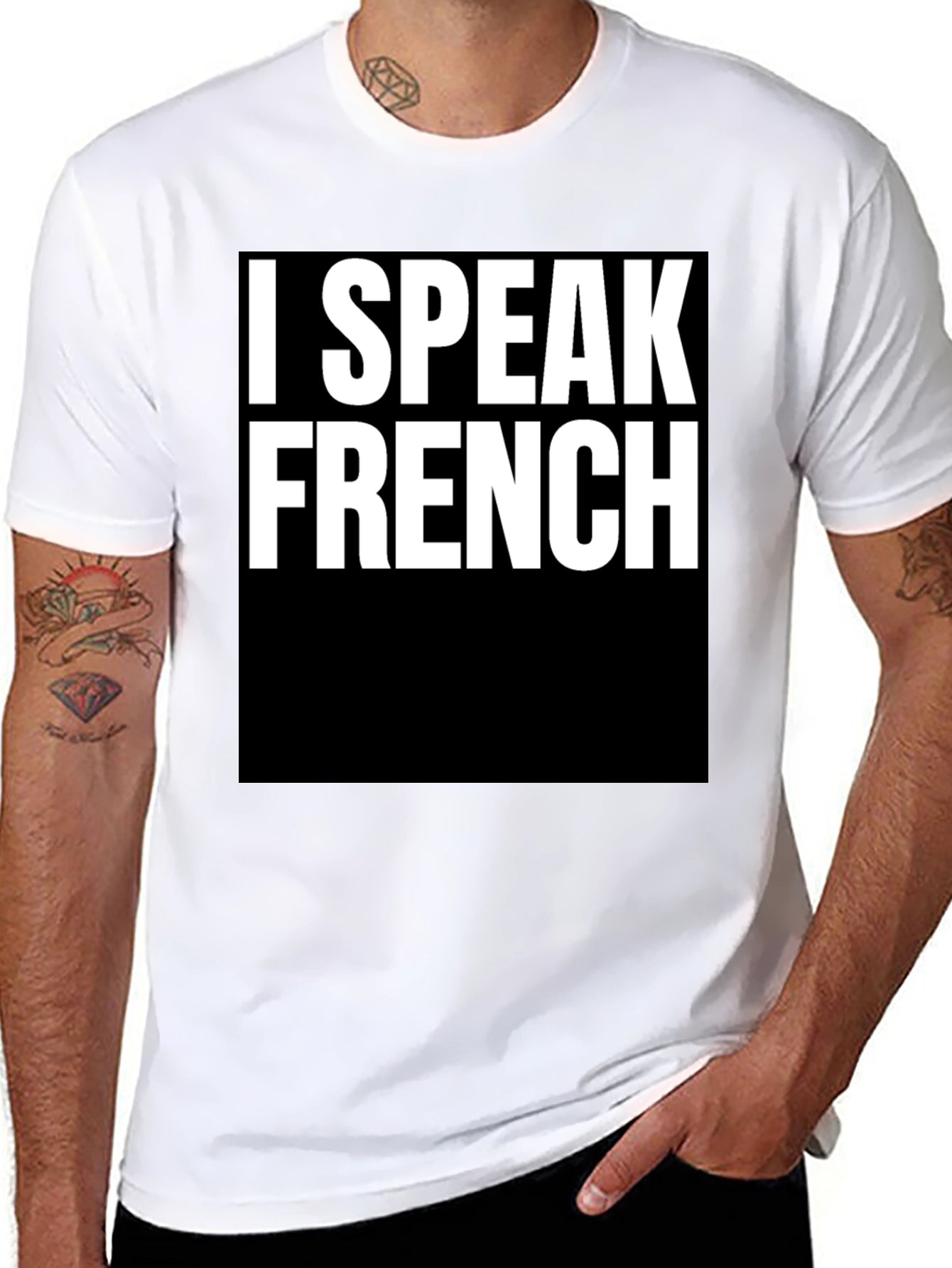 I Speak French T-Shirt - Bold Statement Tee