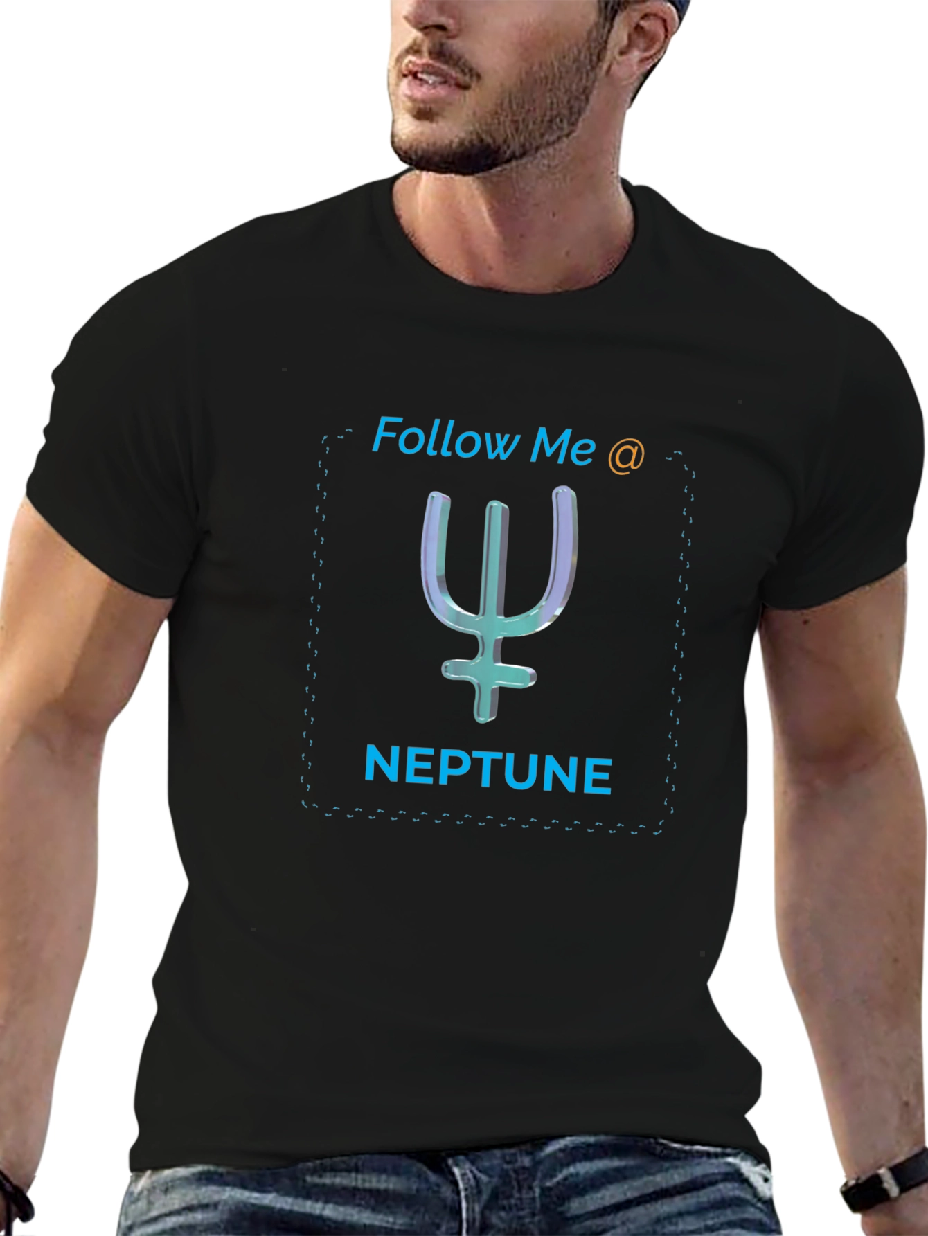 Neptune Graphic Tee - Follow Me T-Shirt