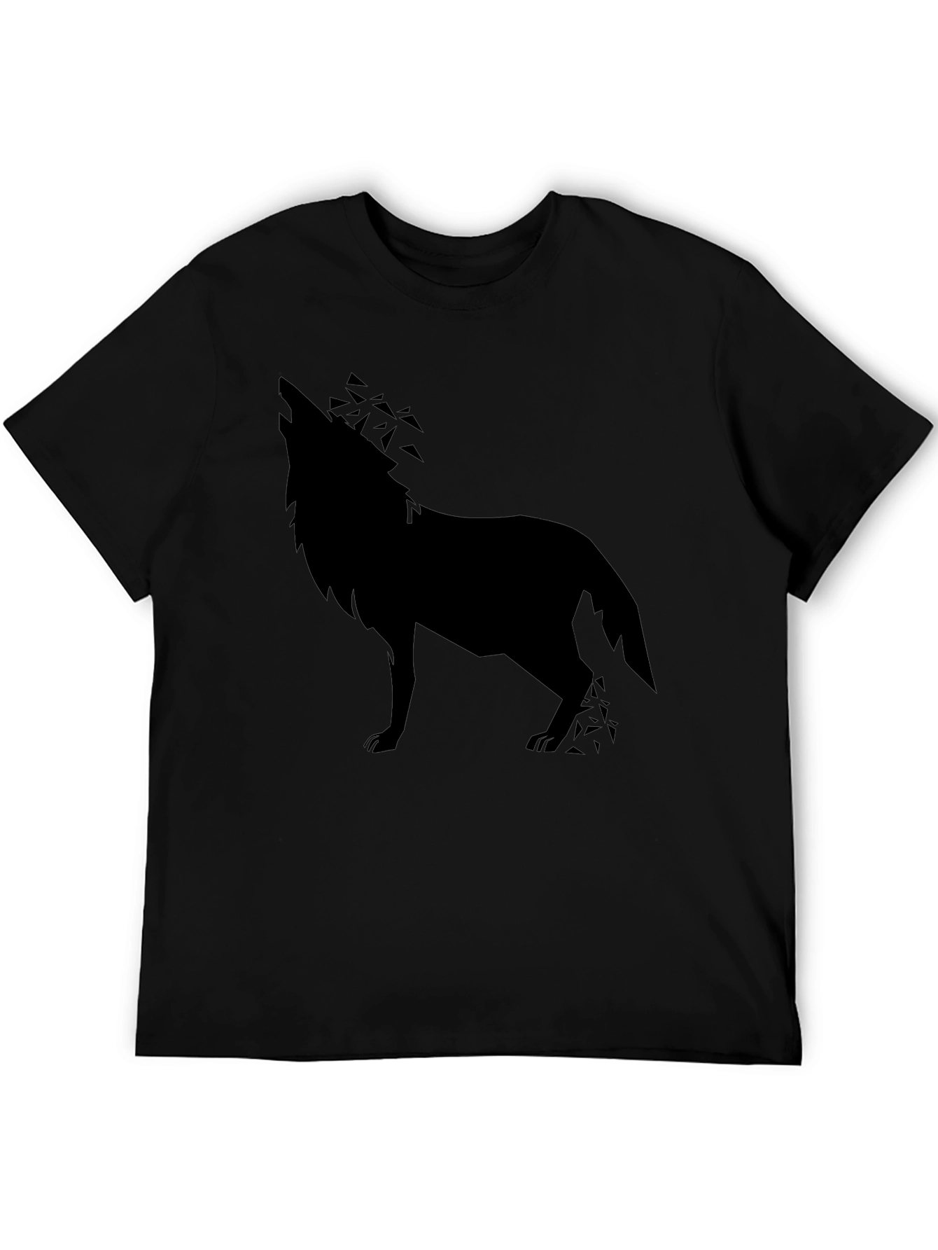 Wolf Graphic Black T-Shirt