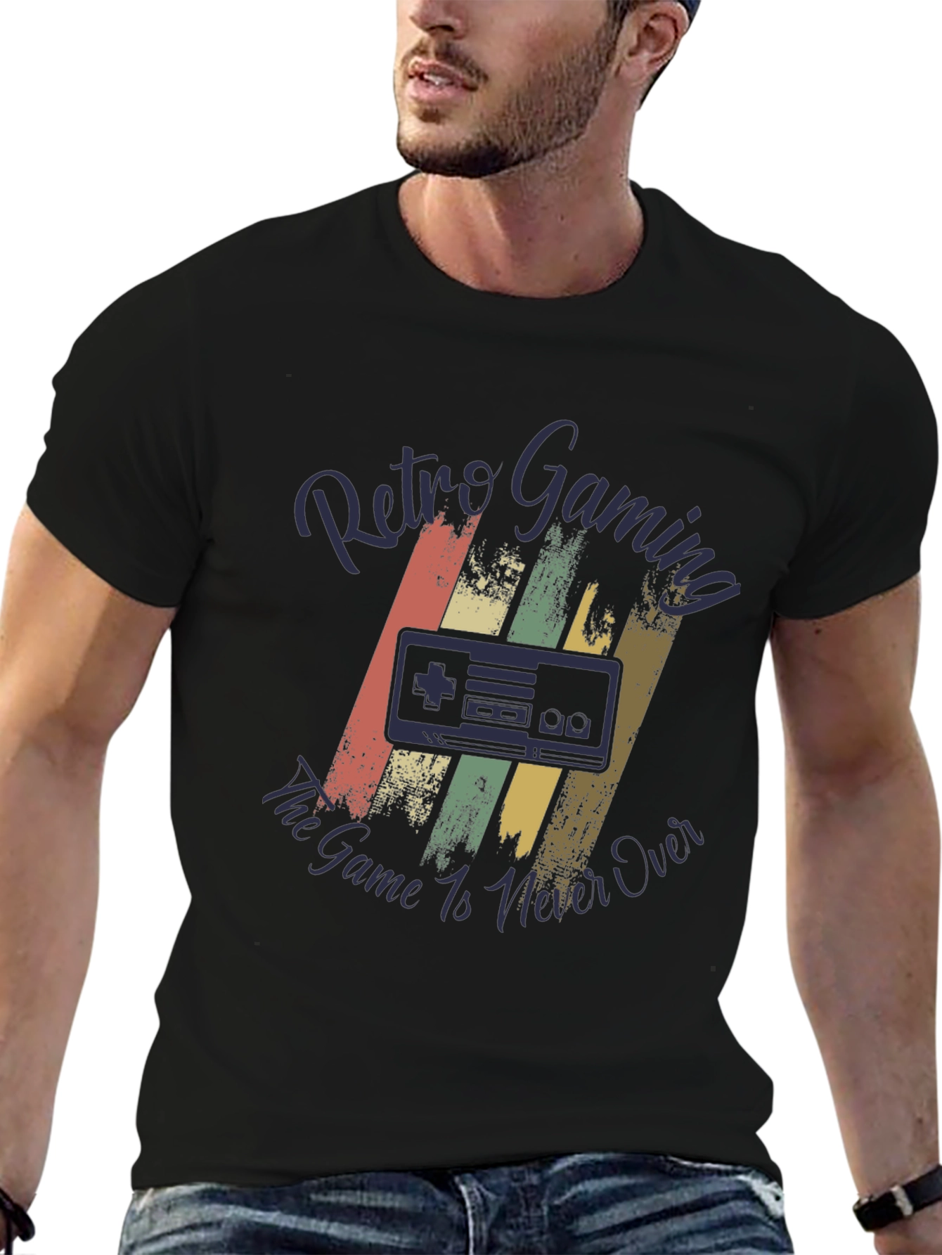 Retro Gaming T-Shirt - Game Is Never Over