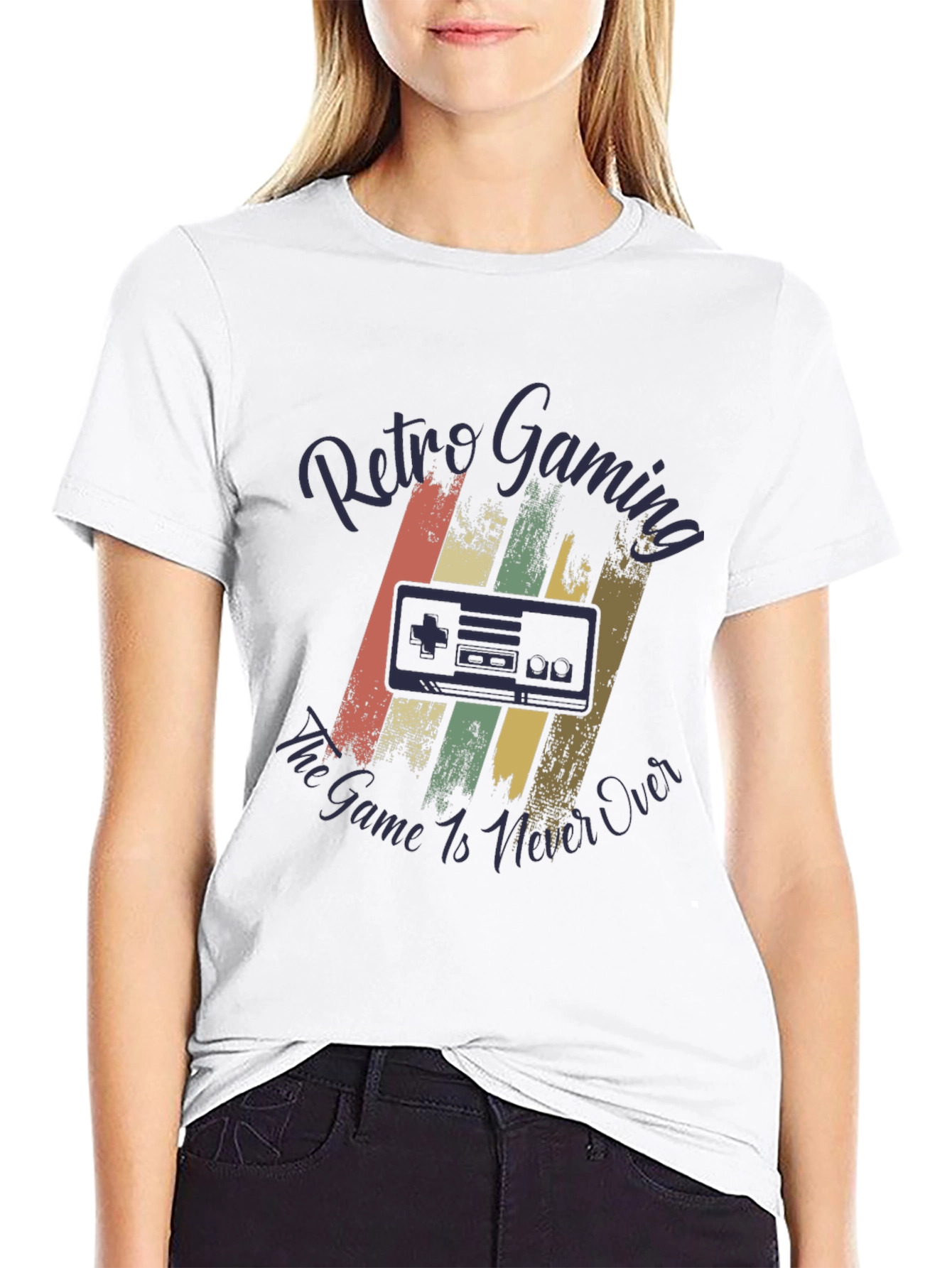 Retro Gaming T-Shirt - Game Is Never Over