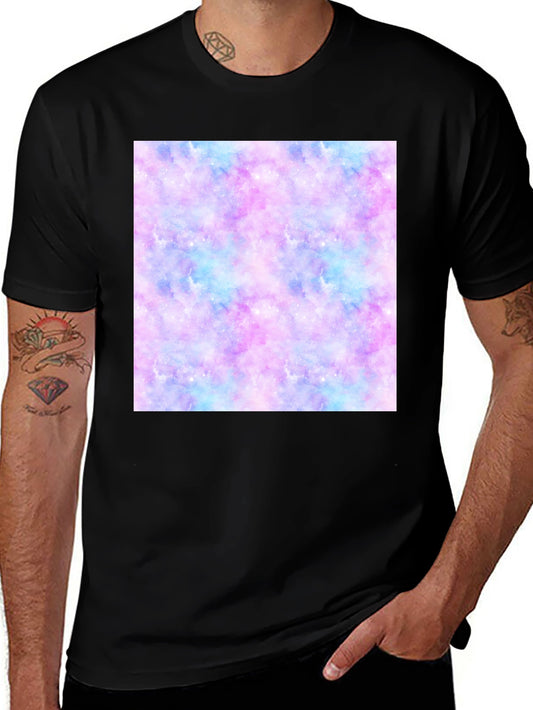 Watercolor Pattern Tee - Stylish Mens T-Shirt