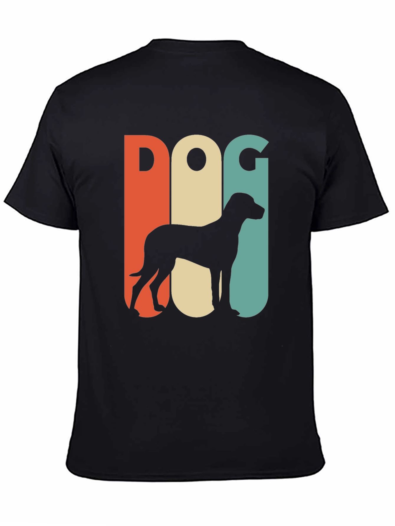 Retro Dog Silhouette Graphic Tee