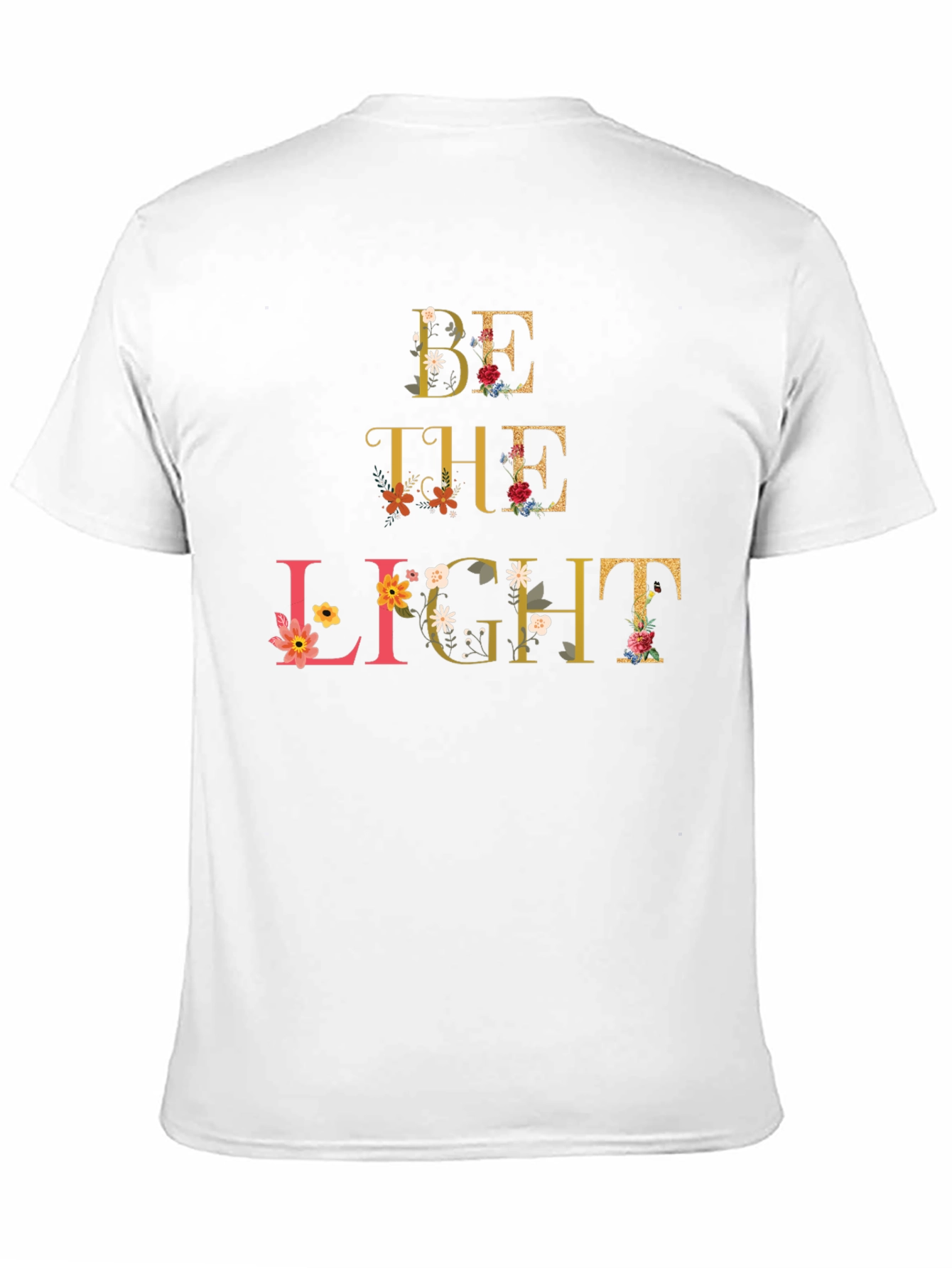 Floral Be the Light T-Shirt