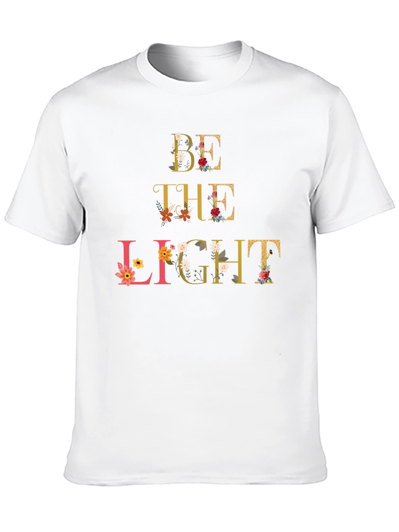 Floral Be the Light T-Shirt