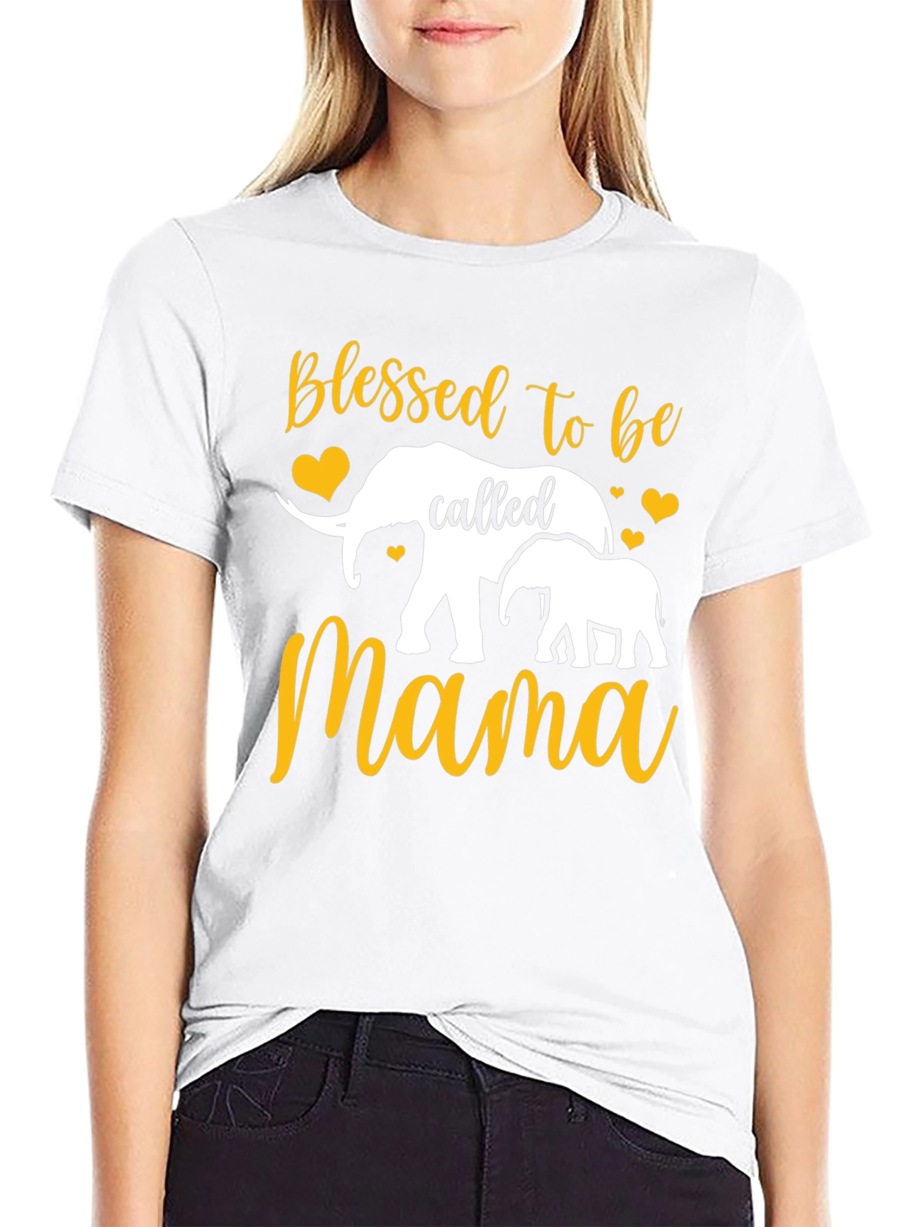 Blessed Mama Elephant T-Shirt - Mothers Day Gift