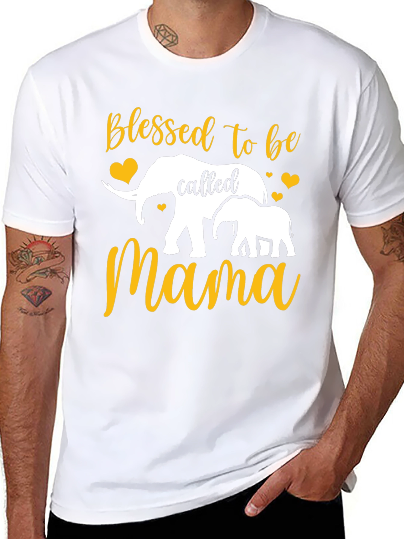 Blessed Mama Elephant T-Shirt - Mothers Day Gift